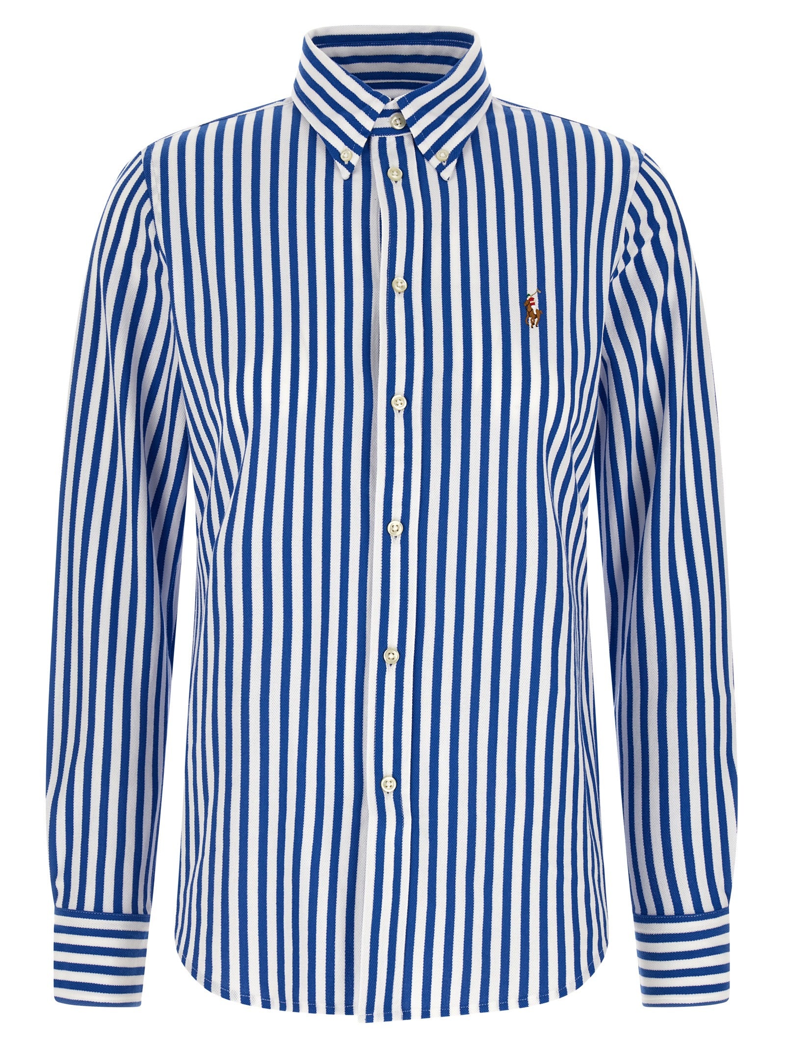 Polo Ralph Lauren Blue Cotton Blouse