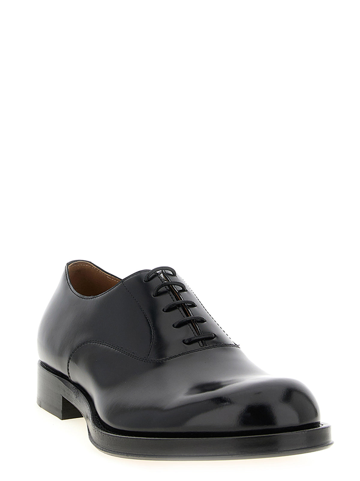Dries Van Noten Black Calfskin Oxfords - Timeless Luxury Footwear