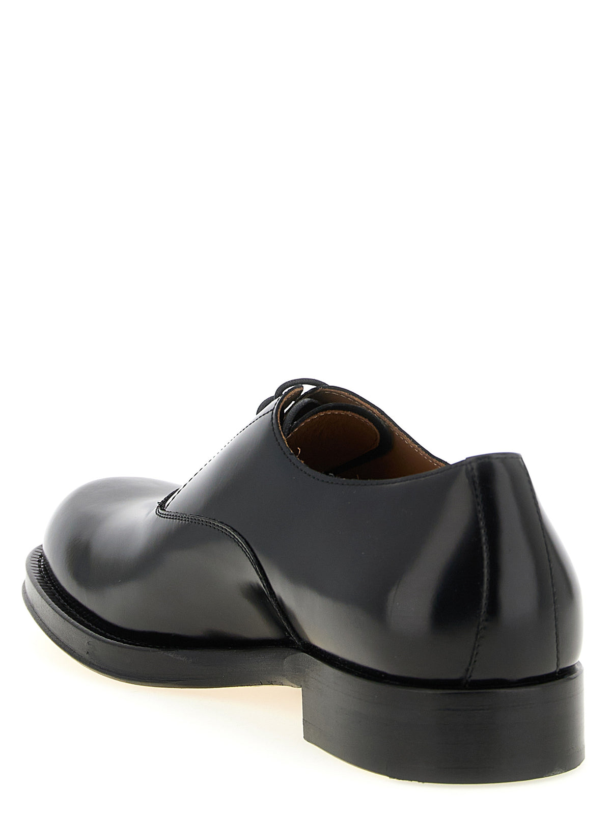 Dries Van Noten Black Calfskin Derby Shoes - Timeless Elegance