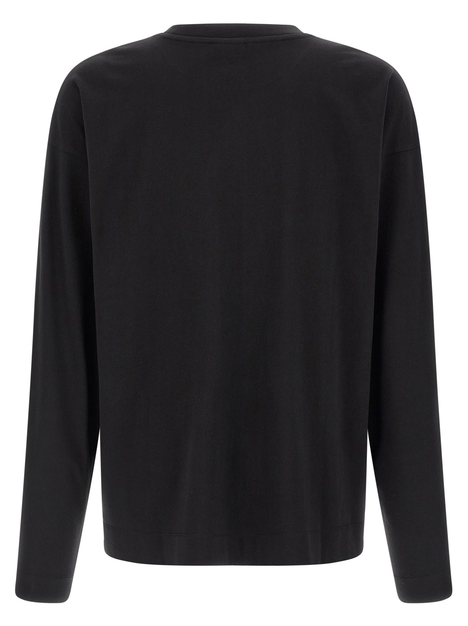 Dries Van Noten Black Cotton T-Shirt