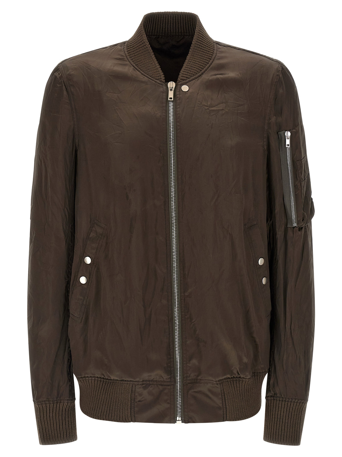 Rick Owens Classic Flight Bomber Jacket - Luxurious Outerwear