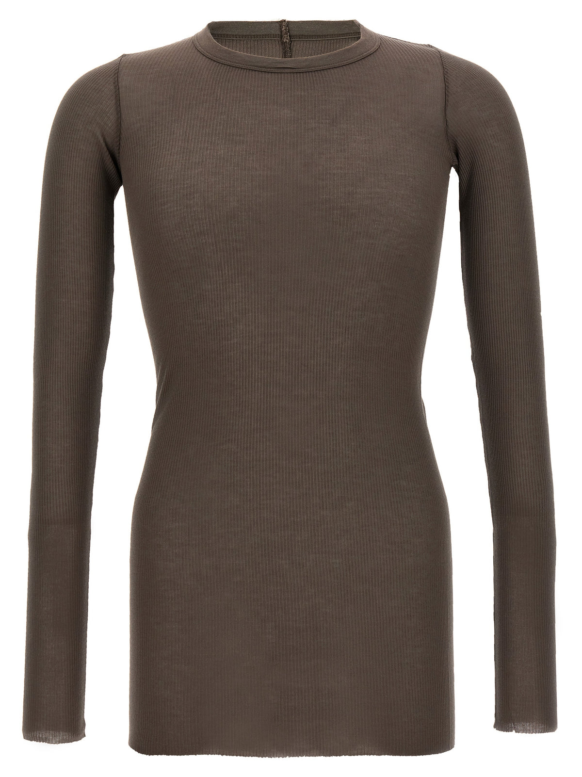Rick Owens Gray Viscose T-Shirt - Elevate Your Luxe Wardrobe
