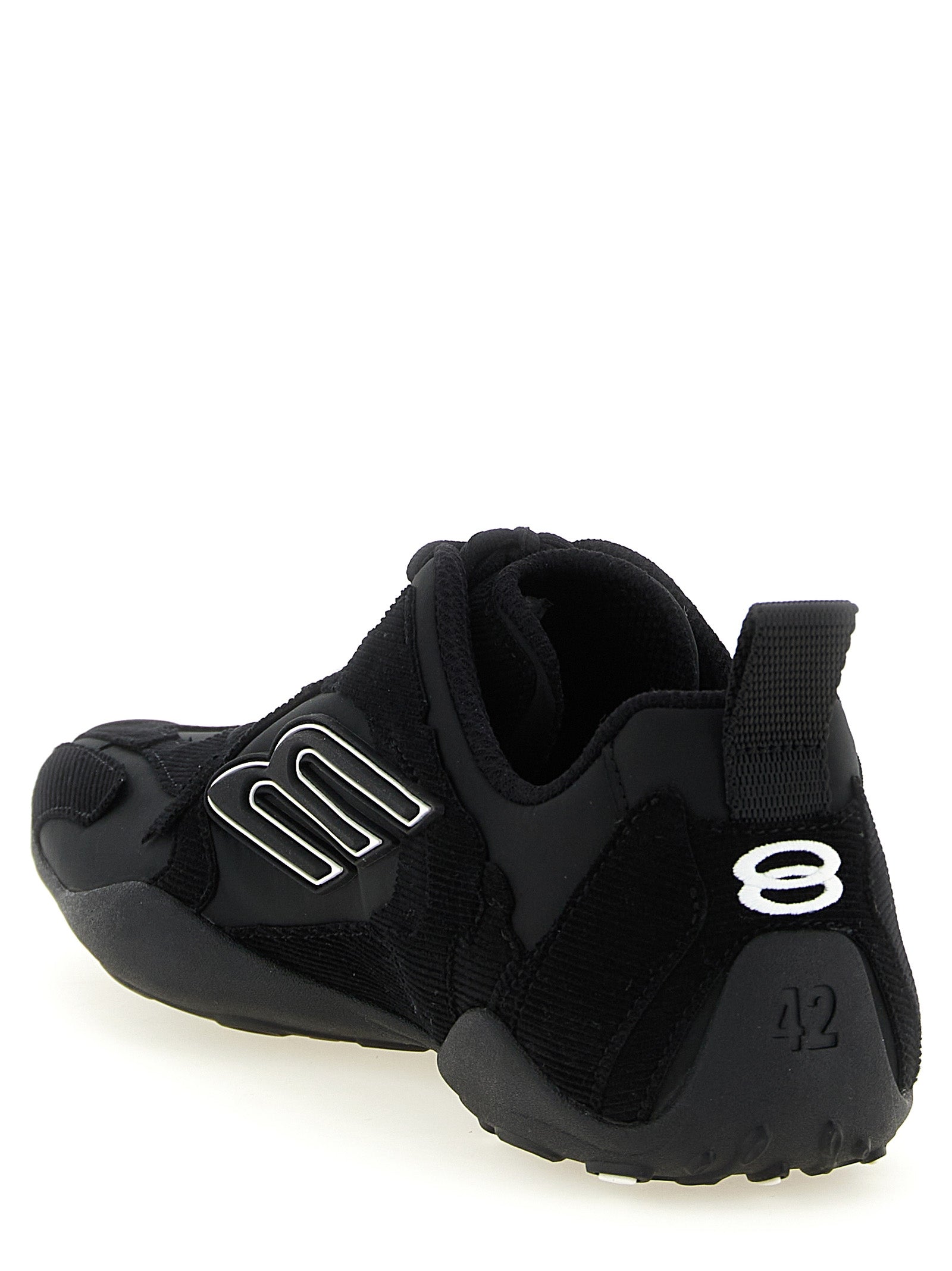 Balenciaga Black Polyester Athletic Sneakers - Luxury Footwear