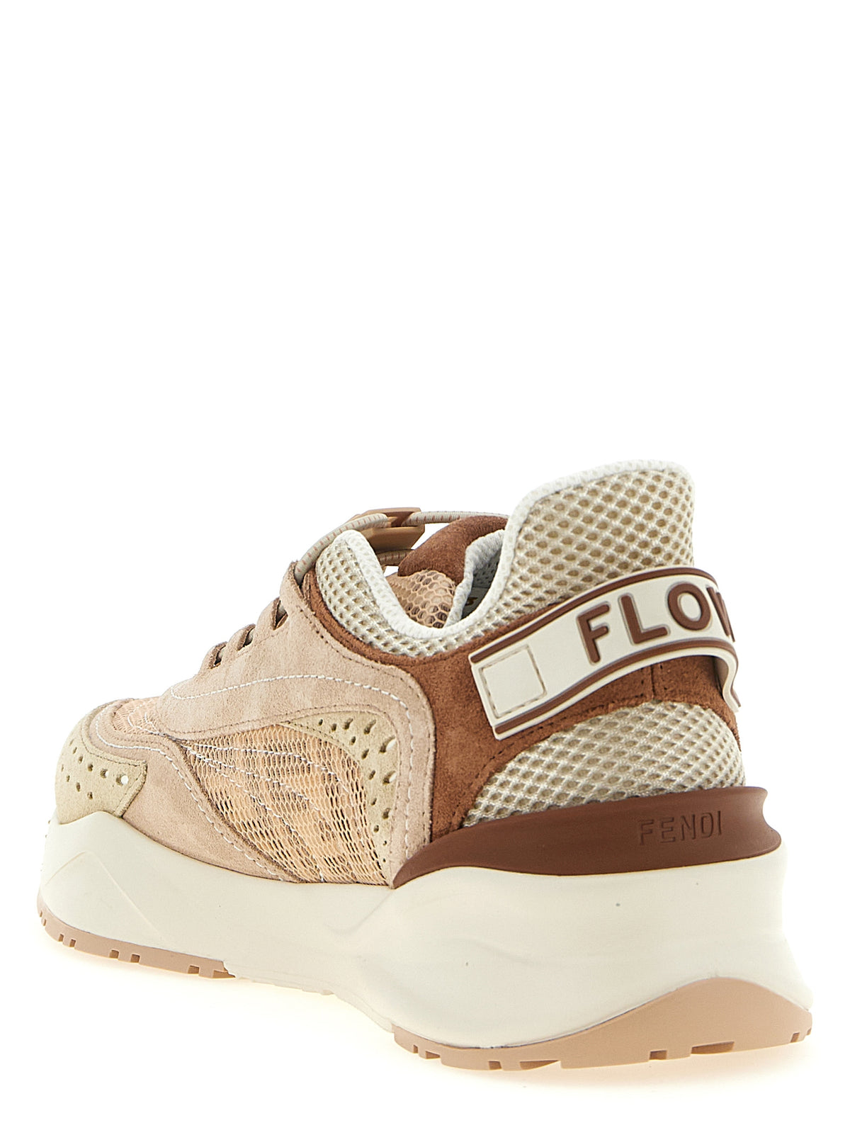 Step into luxury with Fendi's Multicolor Polyamide Athletic Sneakers, where exquisite craftsmanship meets bold design, perfect for the discerning fashionista.
