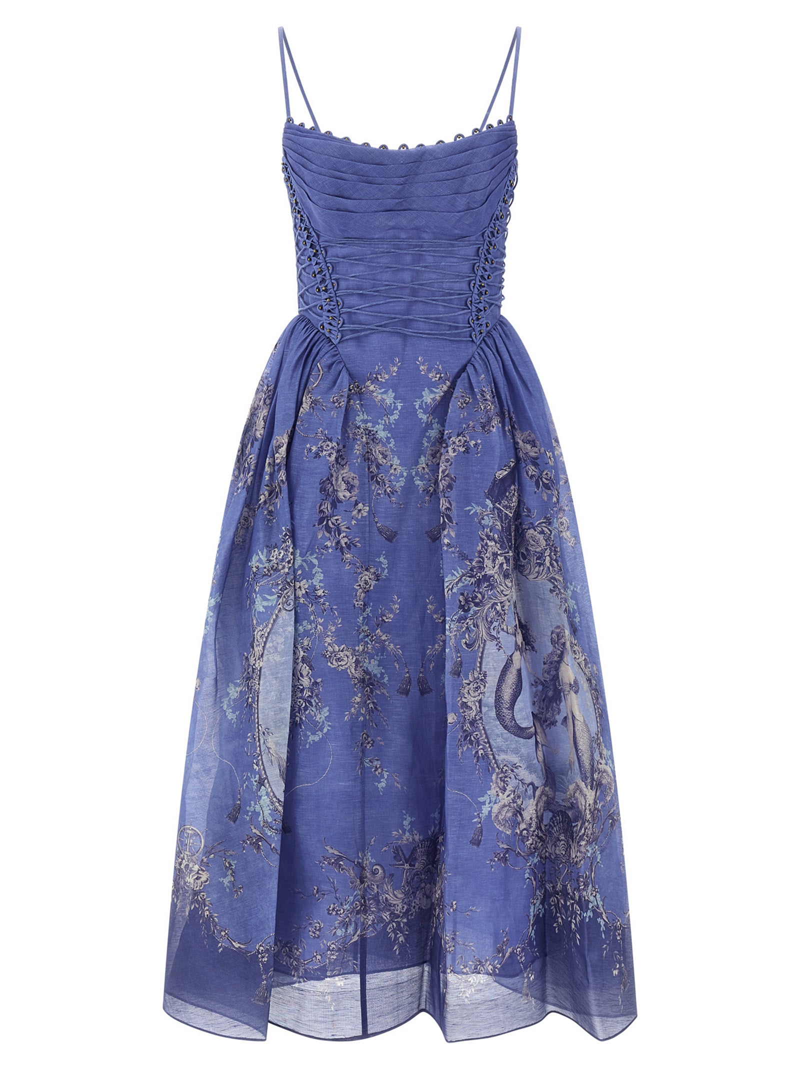 Zimmermann Blue Linen Long Dress