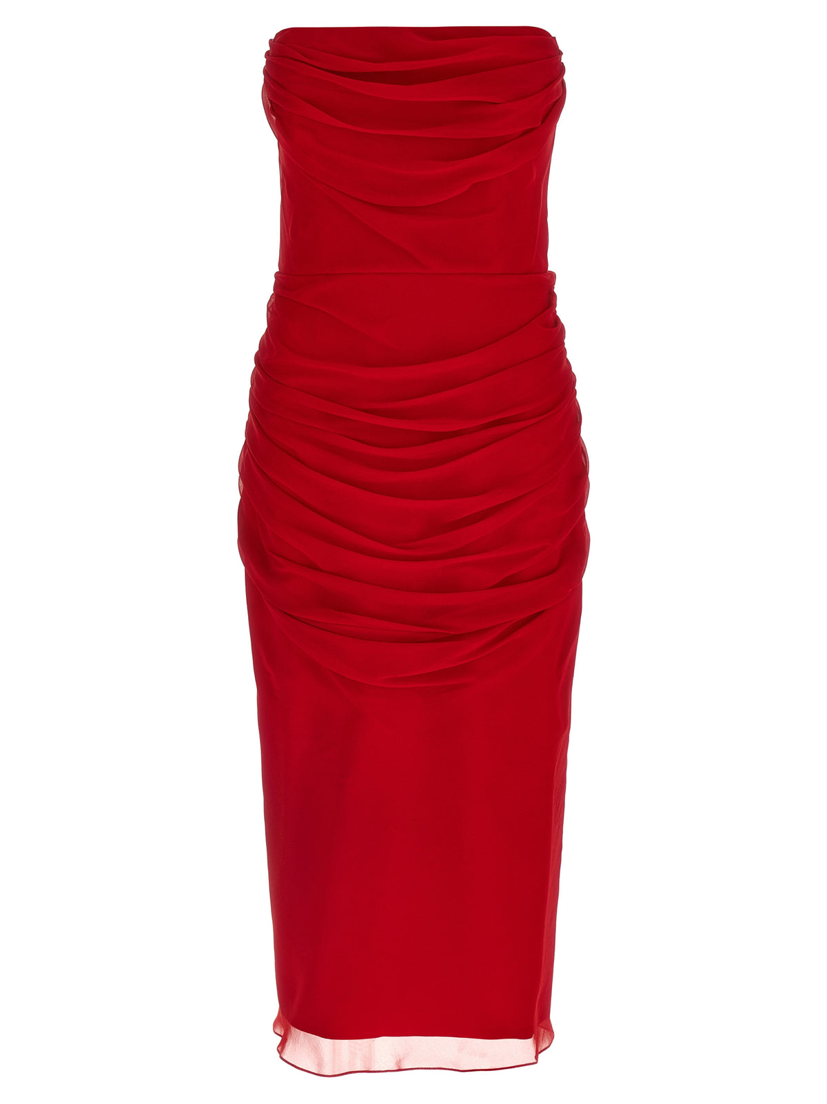 Carolina Herrera Multicolor Silk Midi Dress - Exquisite Luxury