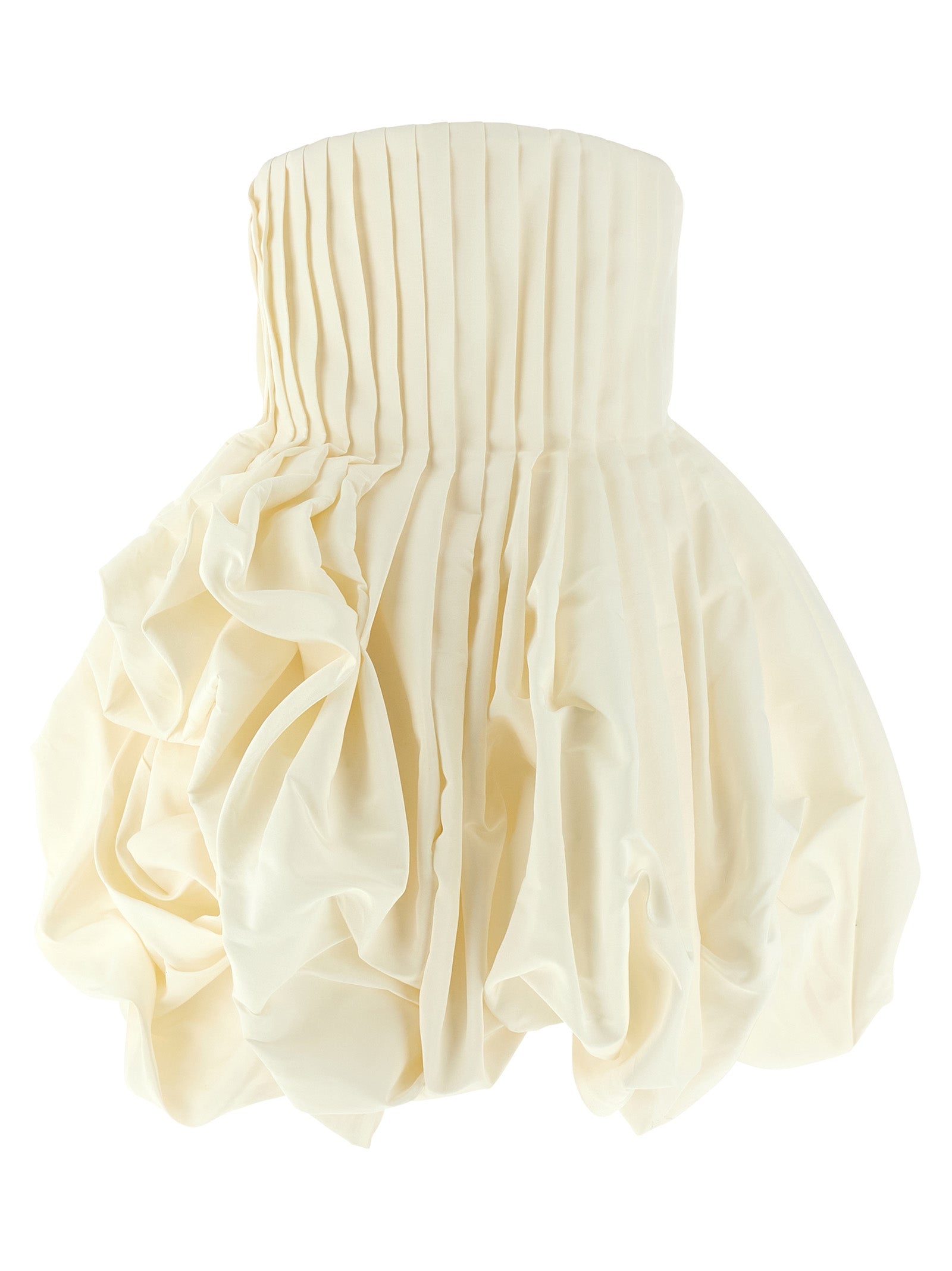 Carolina Herrera White Silk Short Dress - Timeless Elegance