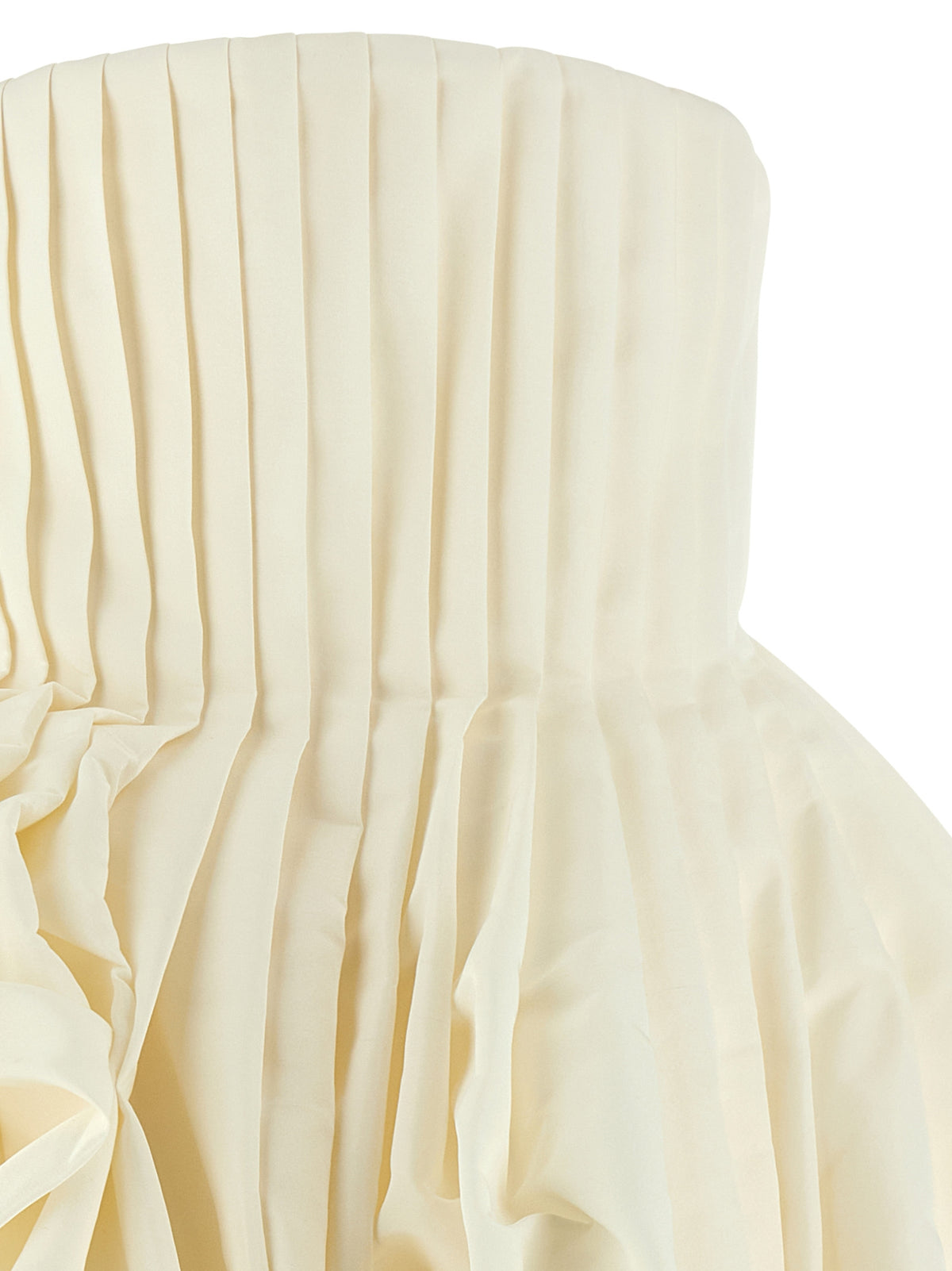 Carolina Herrera White Silk Short Dress - Timeless Elegance