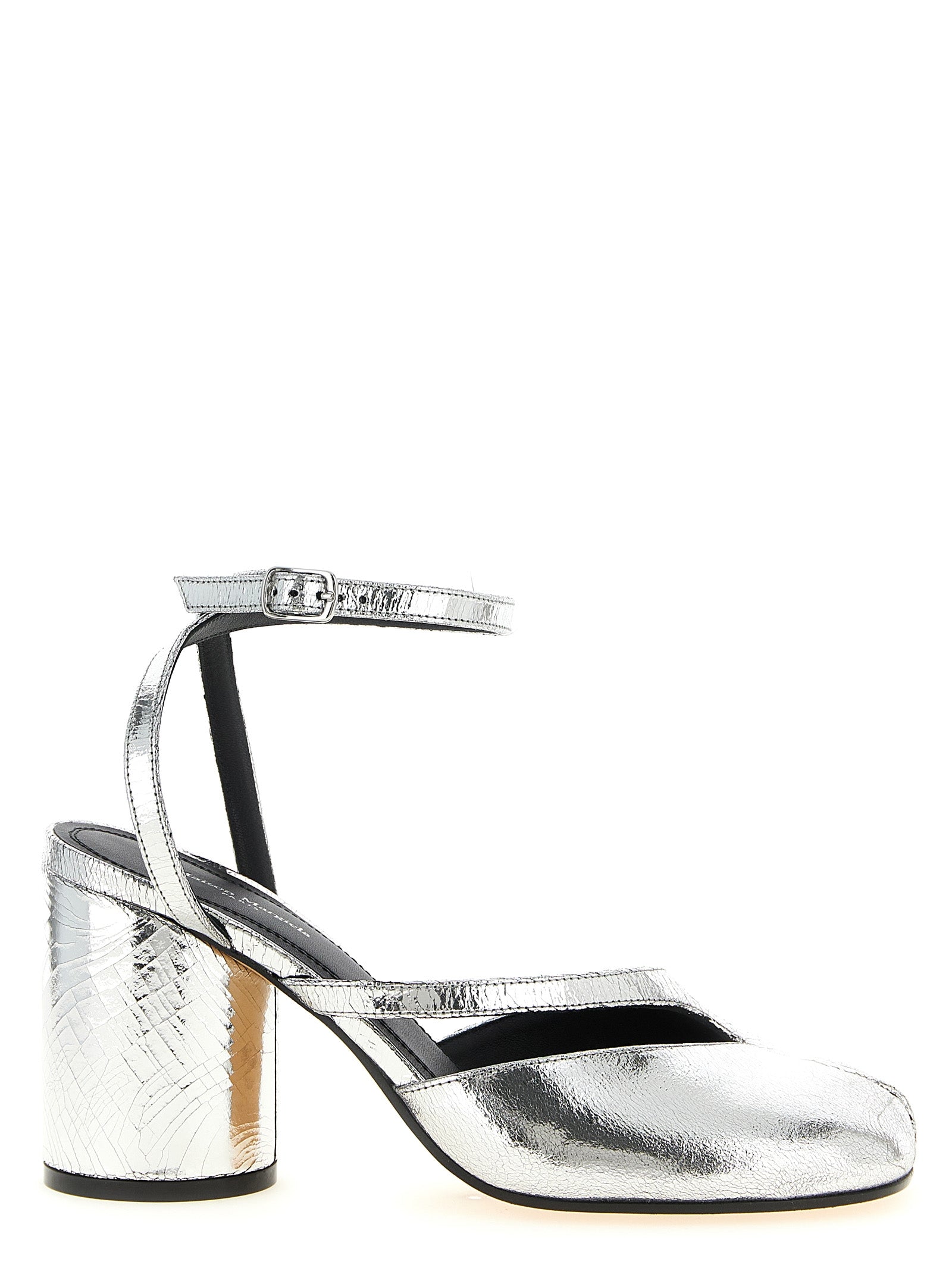 Maison Margiela Silver High Heel Pumps - Exquisite Calfskin Elegance