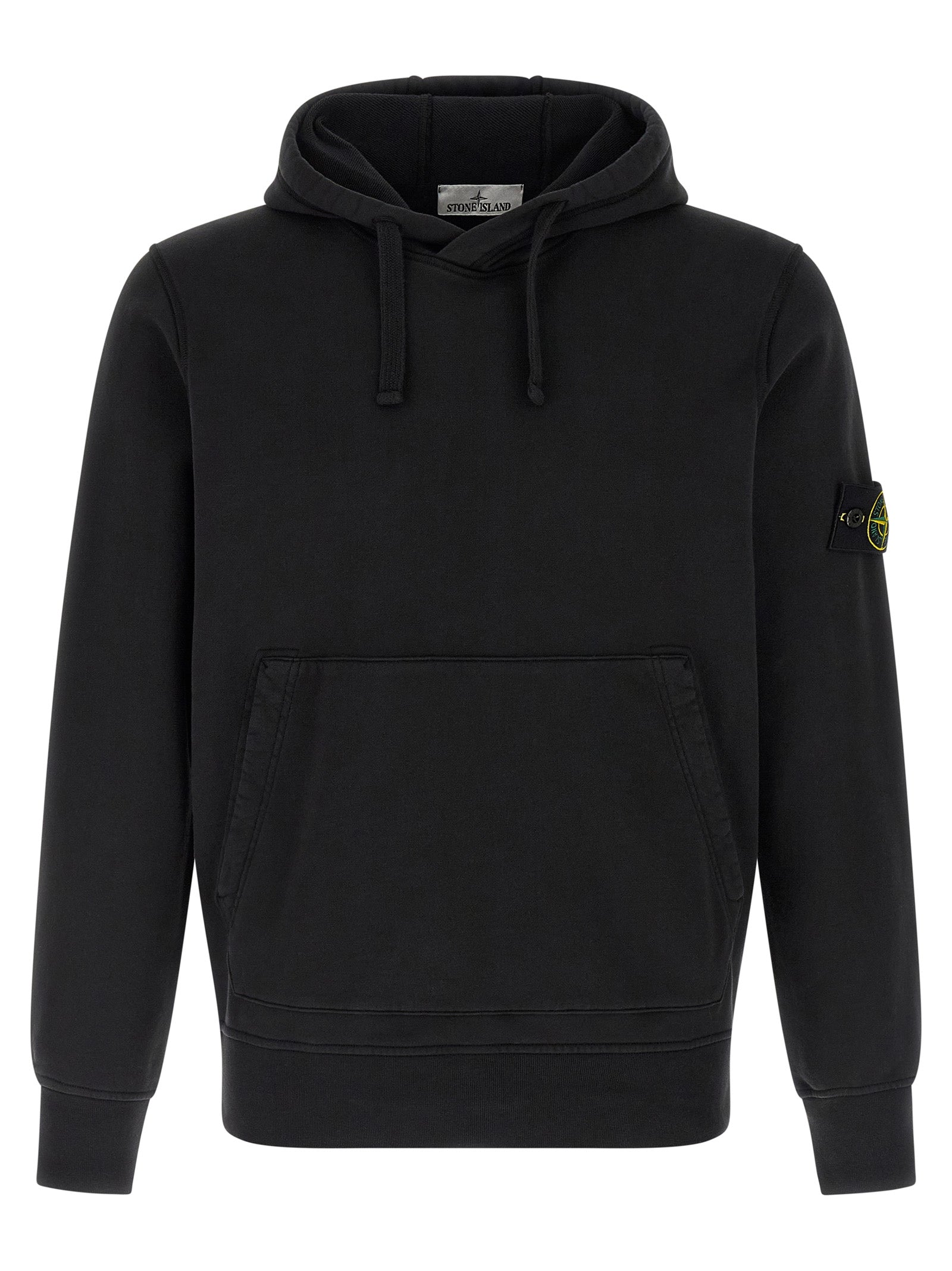 Stone Island Black Cotton Sweatshirt - Timeless Luxury Essential