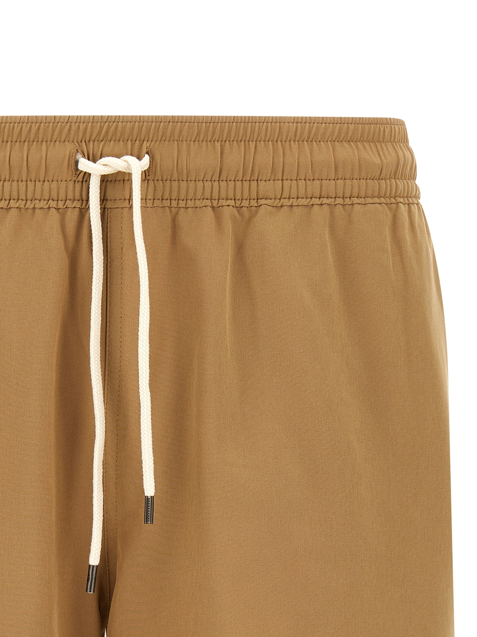 Polo Ralph Lauren Beige Polyester Shorts - Effortless Luxury Swimwear