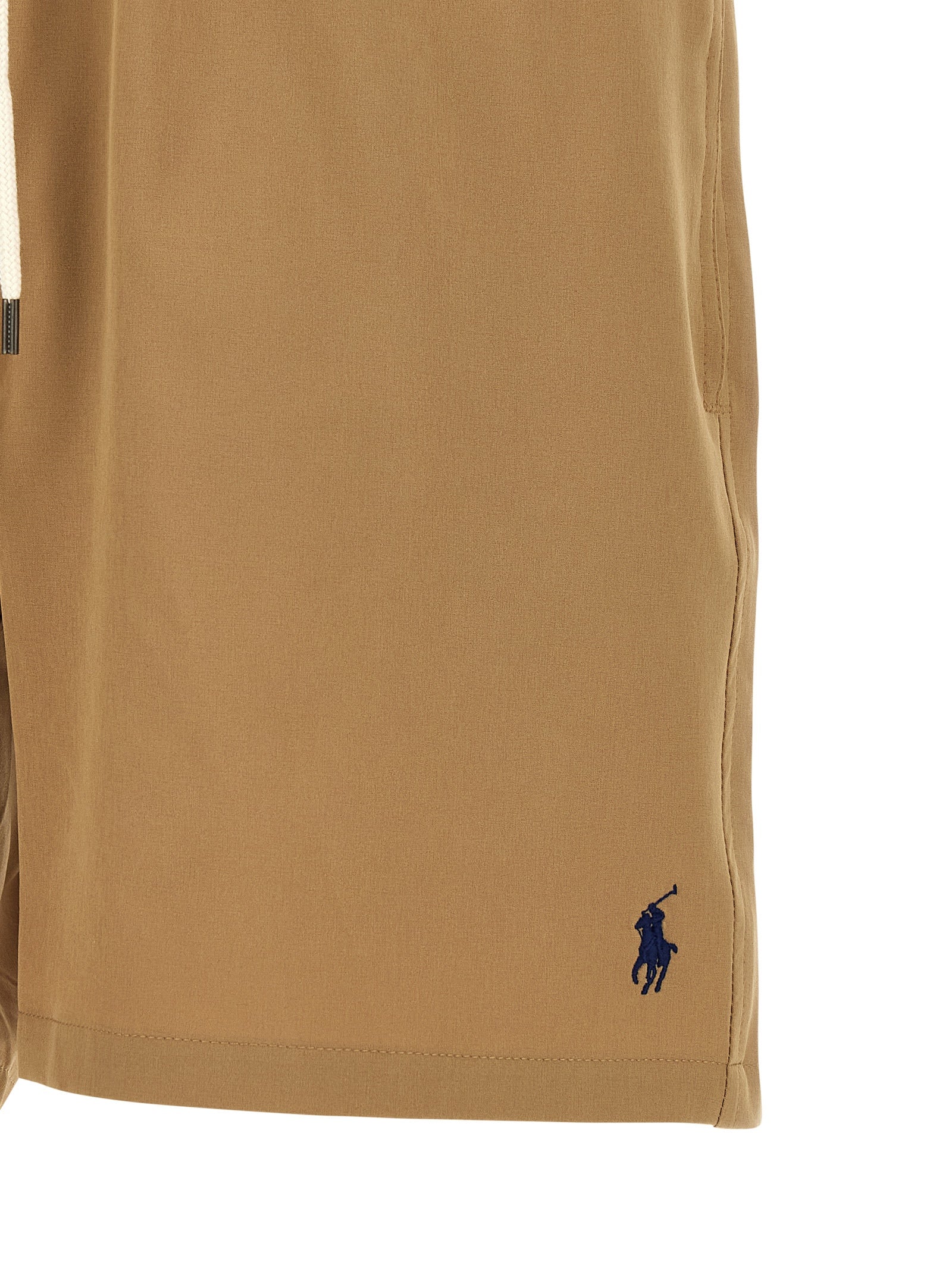 Polo Ralph Lauren Beige Polyester Shorts - Effortless Luxury Swimwear
