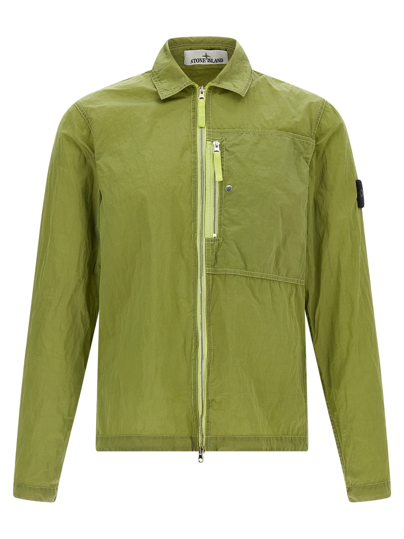 Stone Island Bicolor Polyamide Blouse