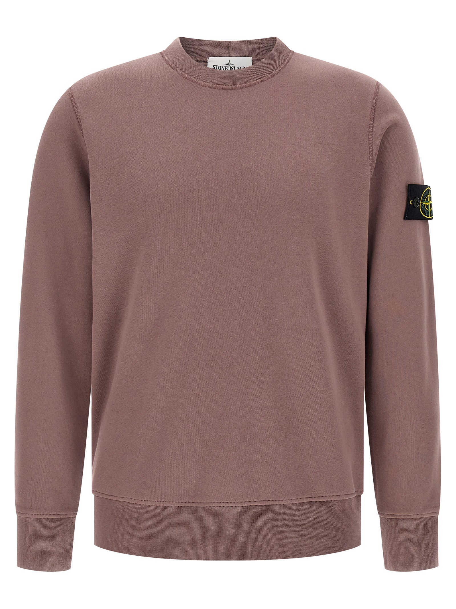 Stone Island Purple Cotton Sweatshirt - Elevate Your Wardrobe