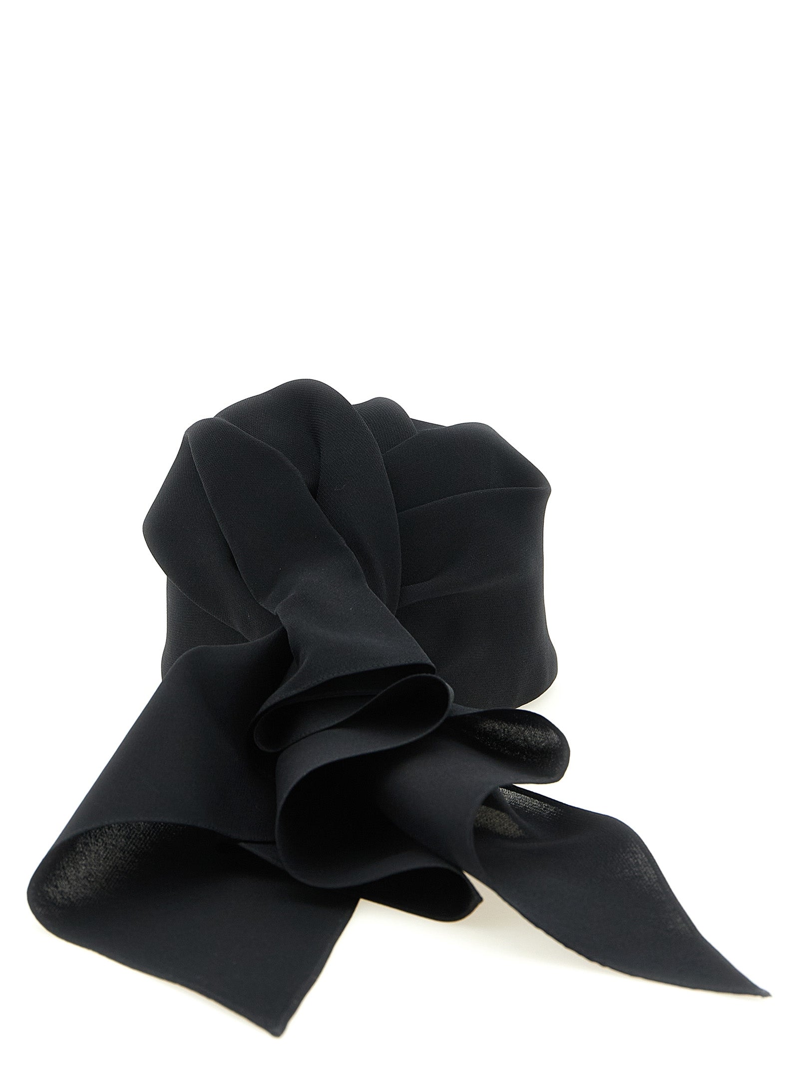 Balenciaga Black Silk Cap - Elevate Your Luxe Style