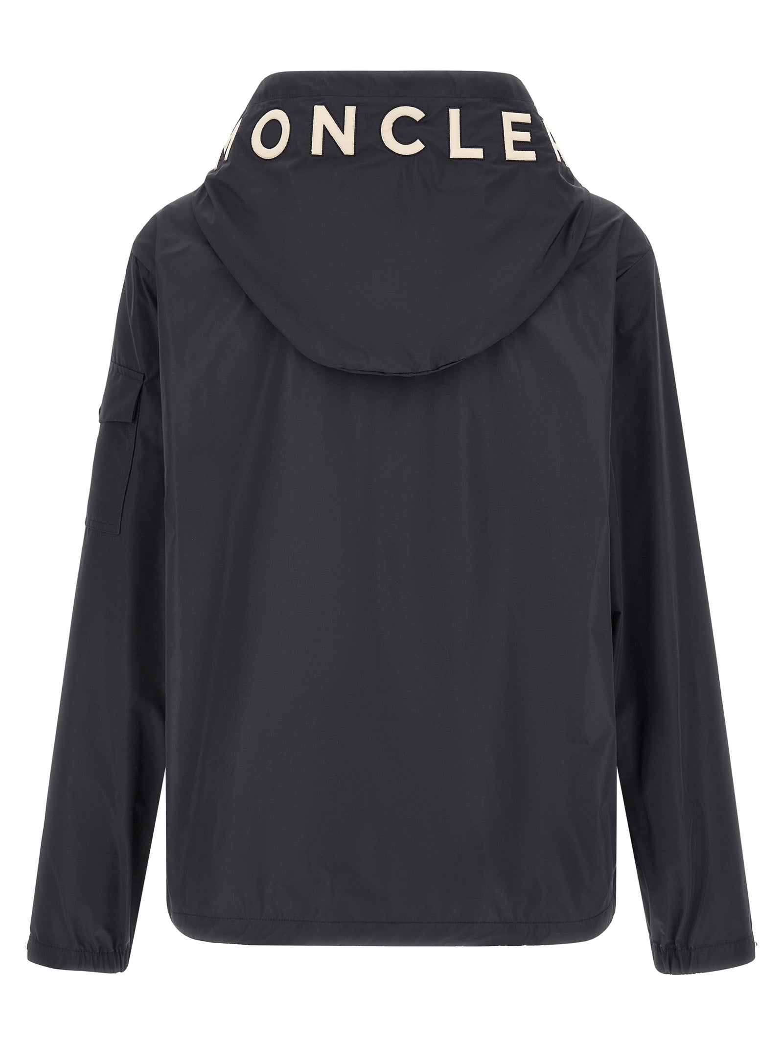Moncler Blue Polyester Shell Jacket