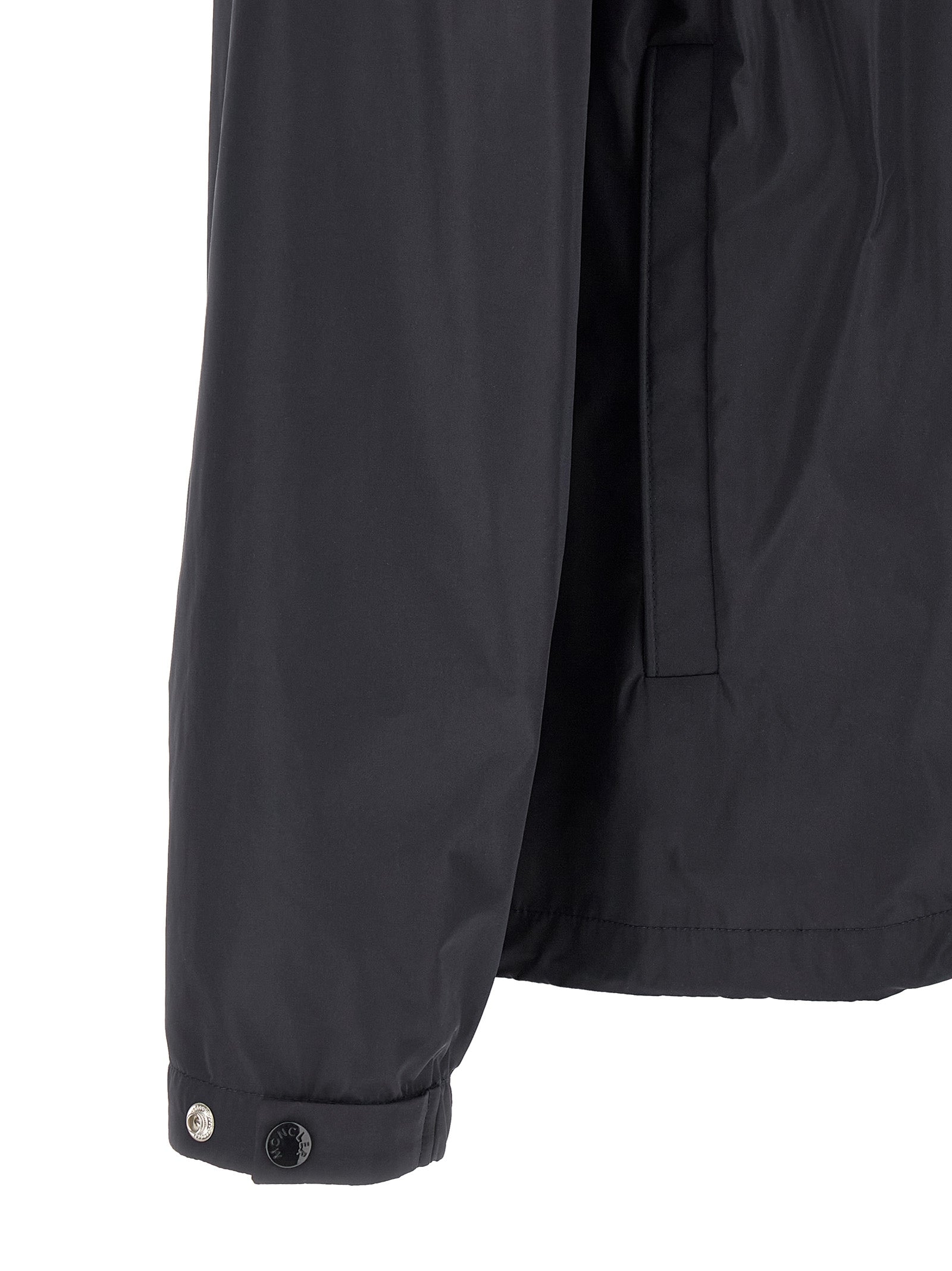 Moncler Blue Polyester Shell Jacket