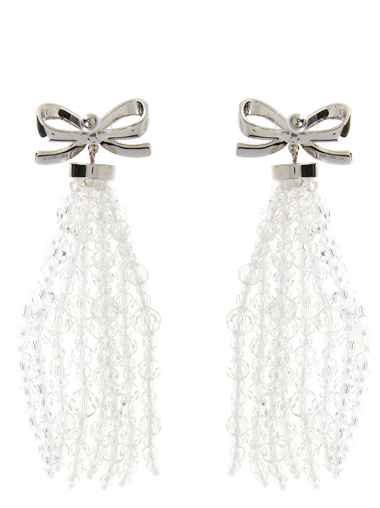 Self-Portrait Silver Copper Earrings - Elevate Your Elegance
