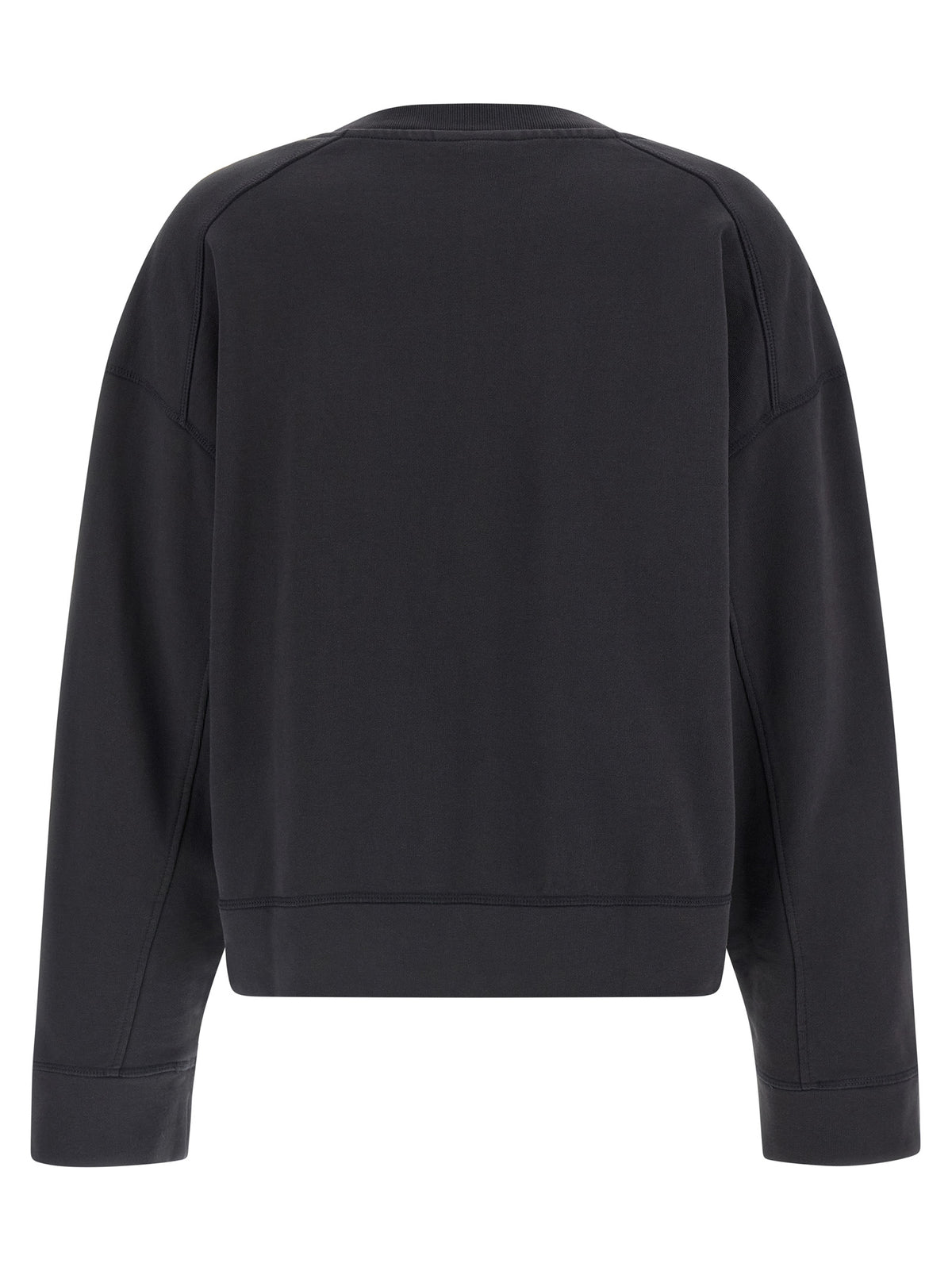 Ganni Black Organic Cotton Sweatshirt - Effortless Luxury Style