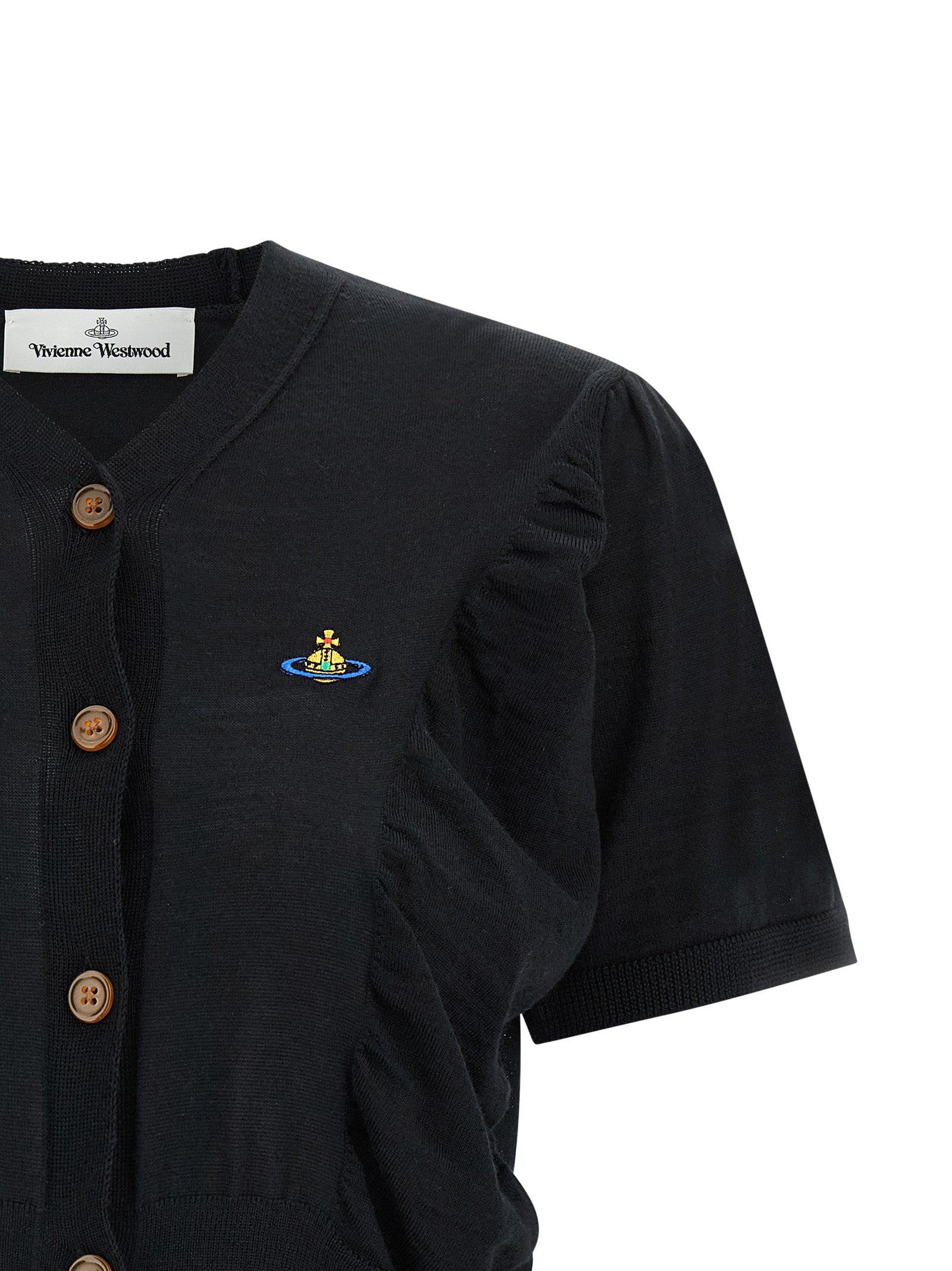 Vivienne Westwood Black Wool Cardigan