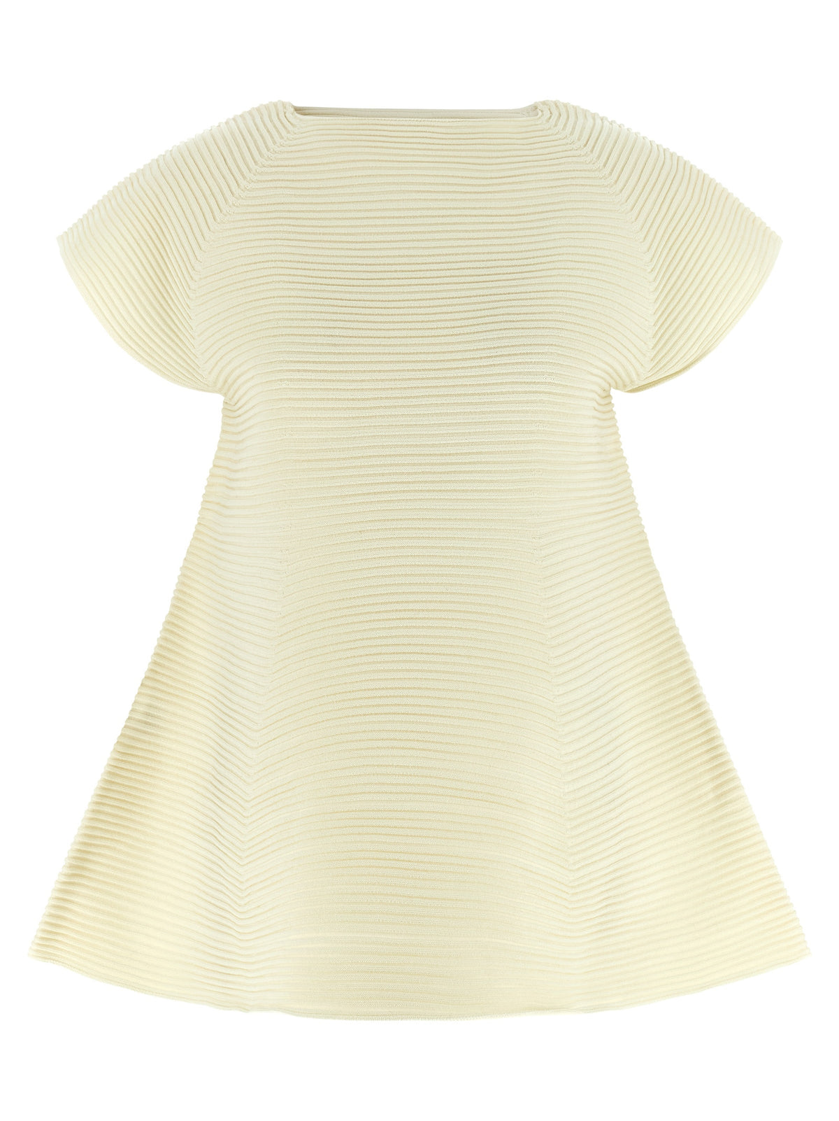 Indulge in the Issey Miyake Bicolor Polyester Short Dress, a masterpiece of luxurious craftsmanship and modern elegance, perfect for those who embody sophistication and allure.