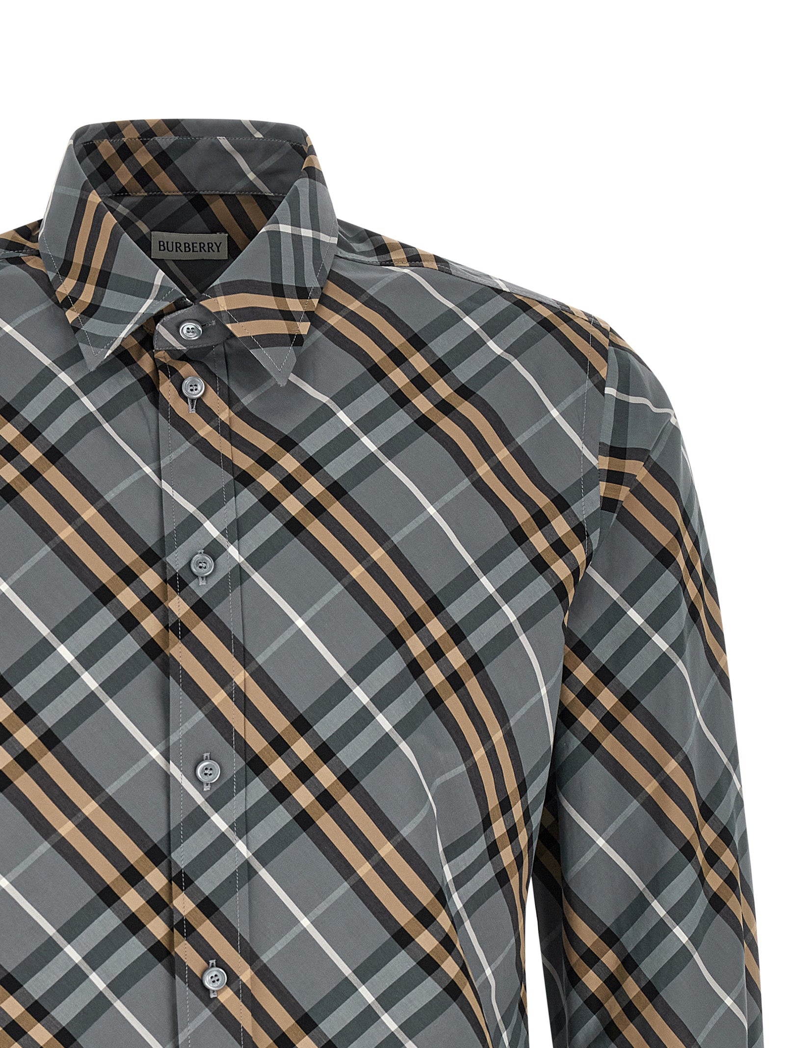 Burberry Multicolor Cotton Blouse - Elevate Your Timeless Elegance