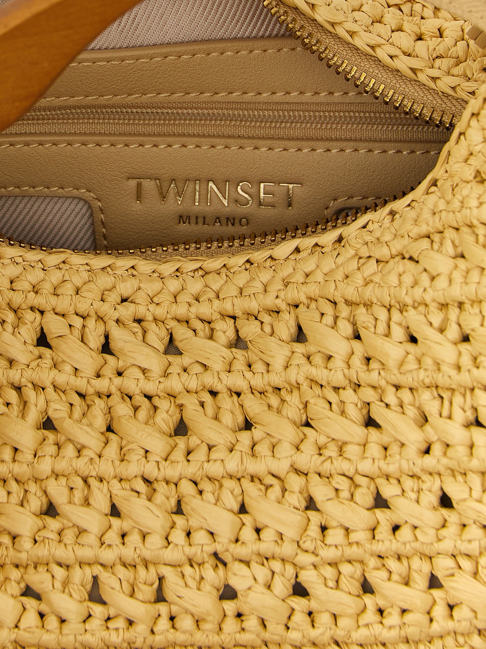 Twinset Beige Polypropylene Handbag