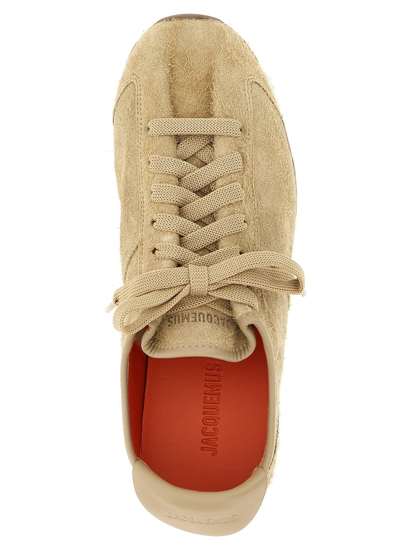 Jacquemus Beige Cowhide Athletic Sneakers