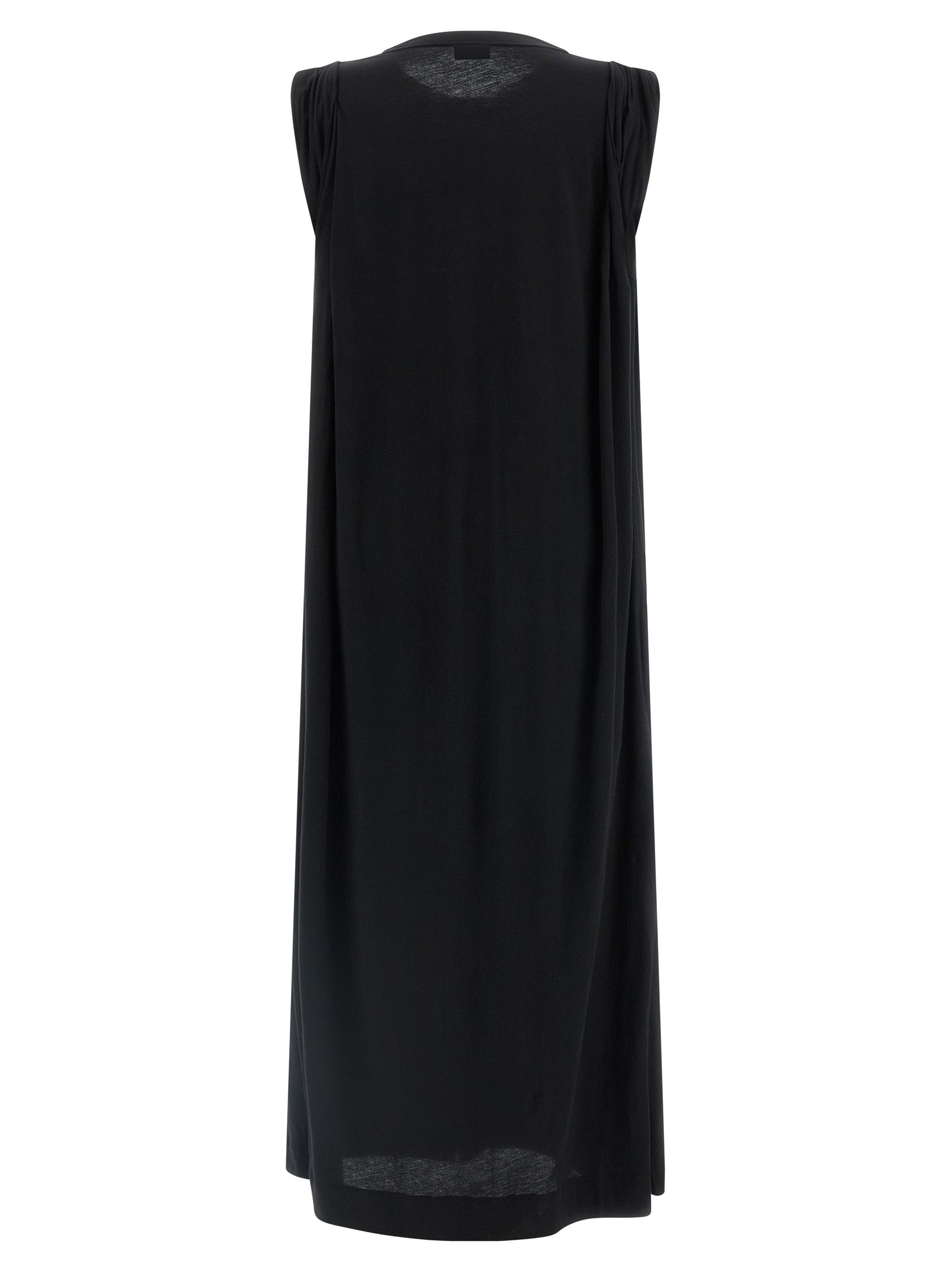 Dries Van Noten Black Cotton Long Dress