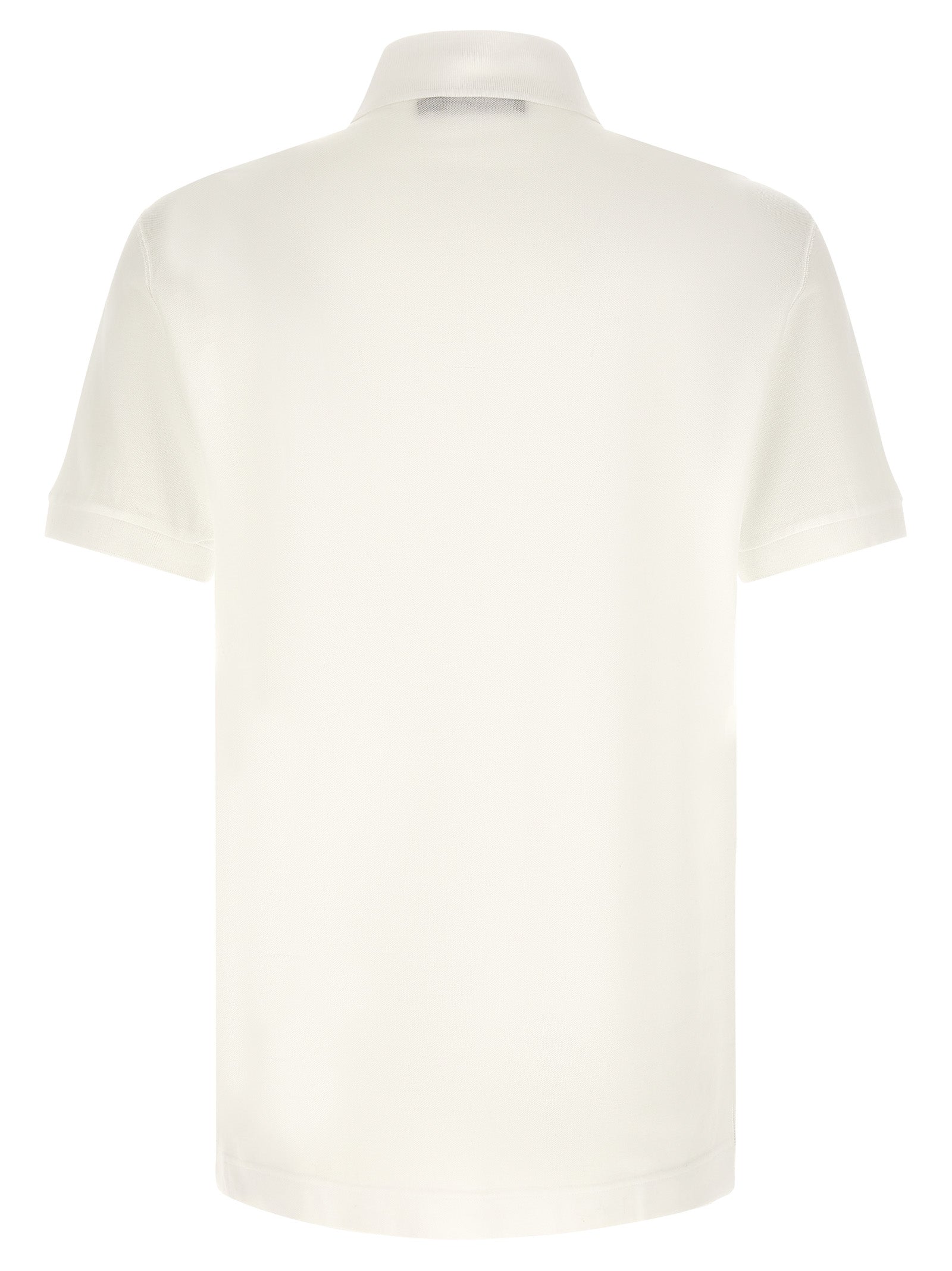 Dolce & Gabbana White Cotton Polo Shirt - Timeless Luxury Elegance