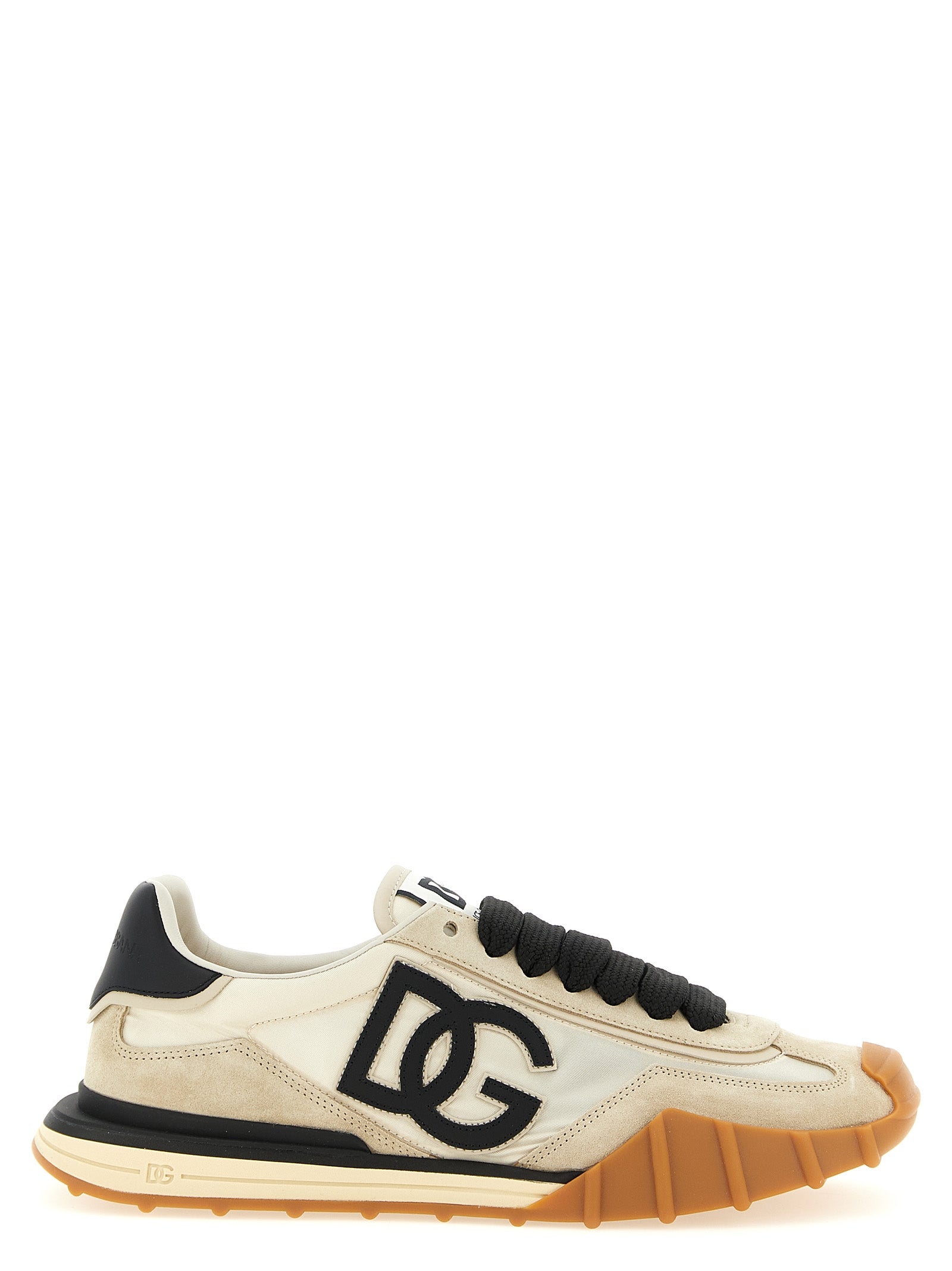 Dolce & Gabbana Black Calfskin Athletic Sneakers - Luxury Footwear