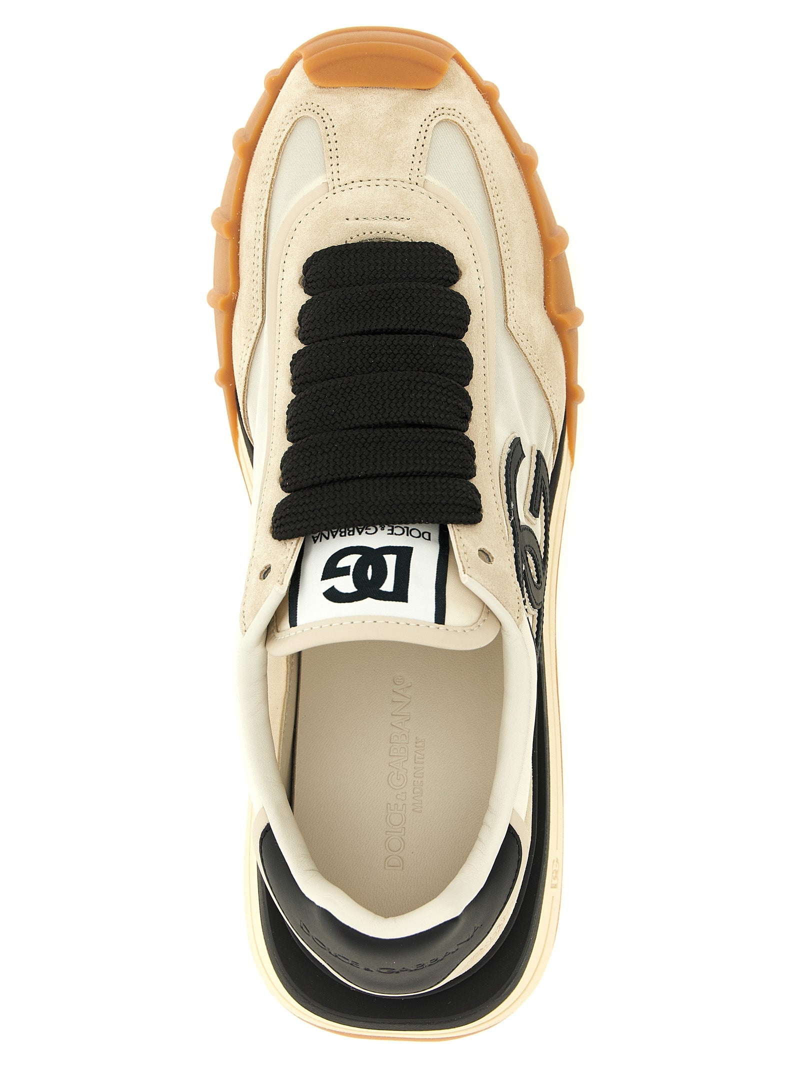 Dolce & Gabbana Black Calfskin Athletic Sneakers - Luxury Footwear