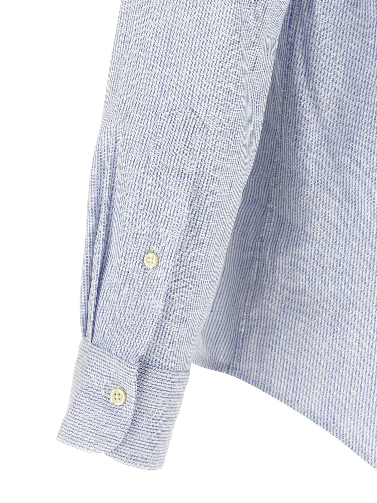 Polo Ralph Lauren Blue Linen Blouse - Effortless Luxury Elegance