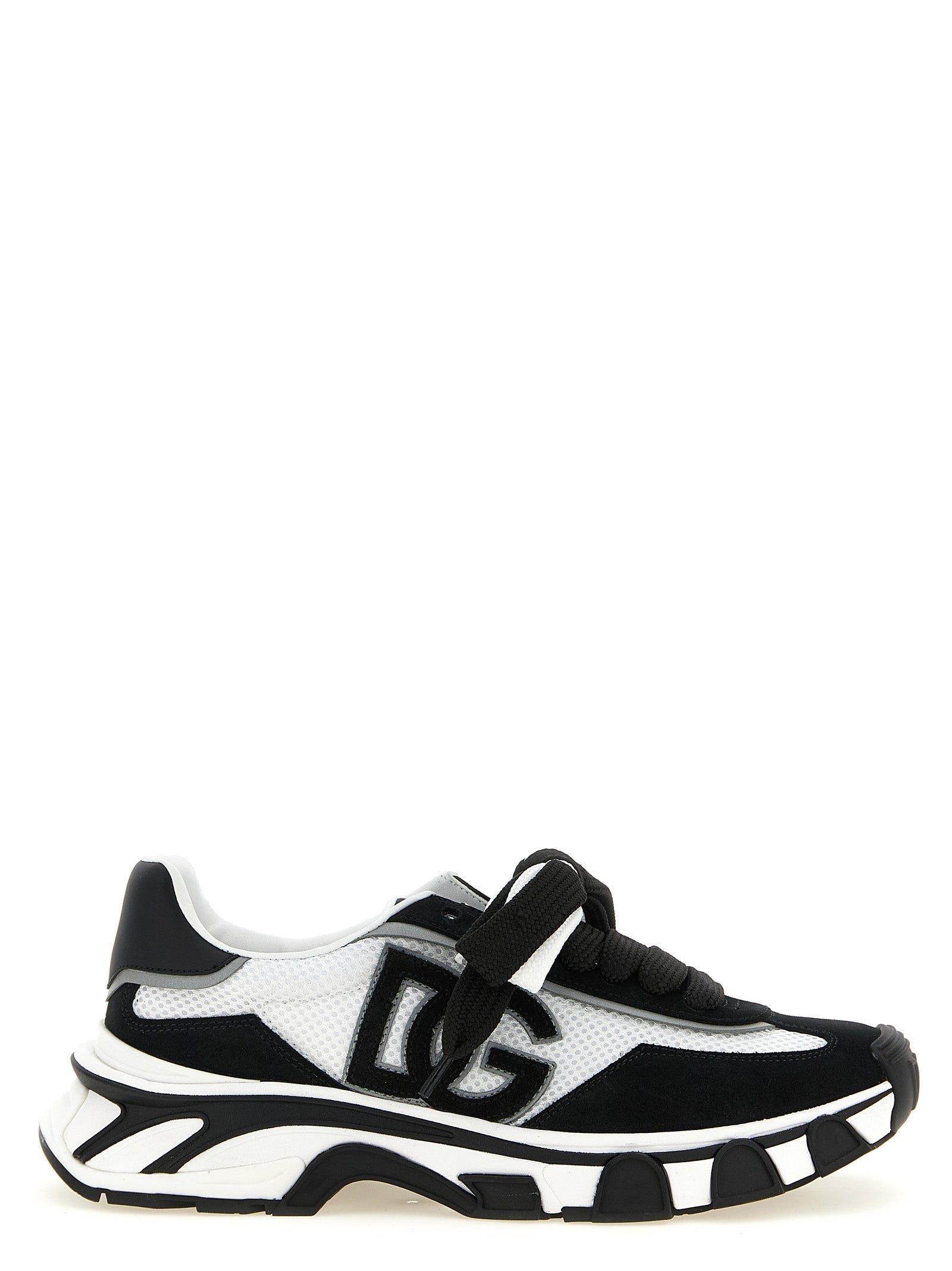 Step into luxury with Dolce & Gabbana's Bicolor Polyester Athletic Sneakers, where exquisite craftsmanship meets bold design, perfect for the modern connoisseur.