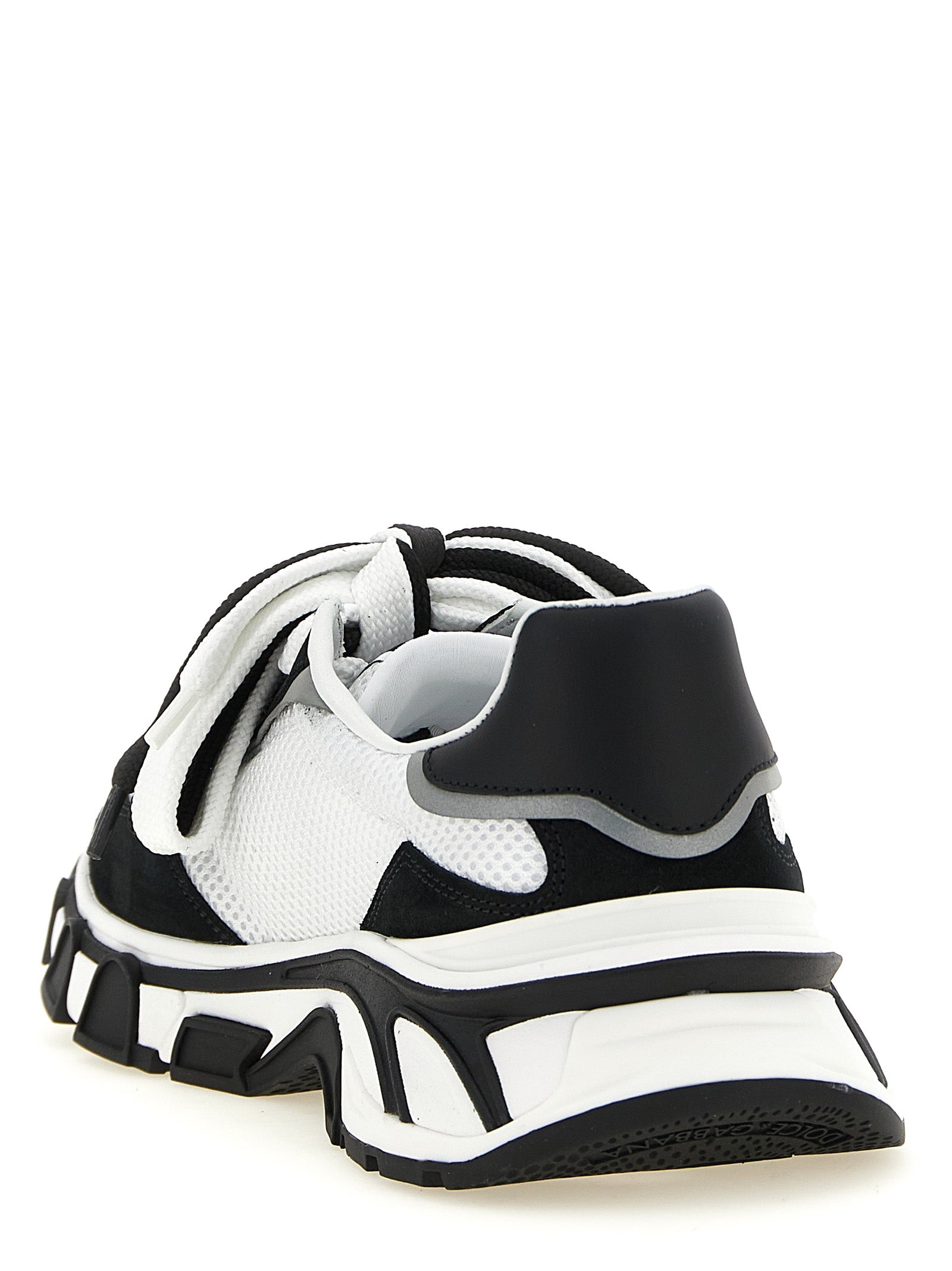 Step into luxury with Dolce & Gabbana's Bicolor Polyester Athletic Sneakers, where exquisite craftsmanship meets bold design for the confident individual.