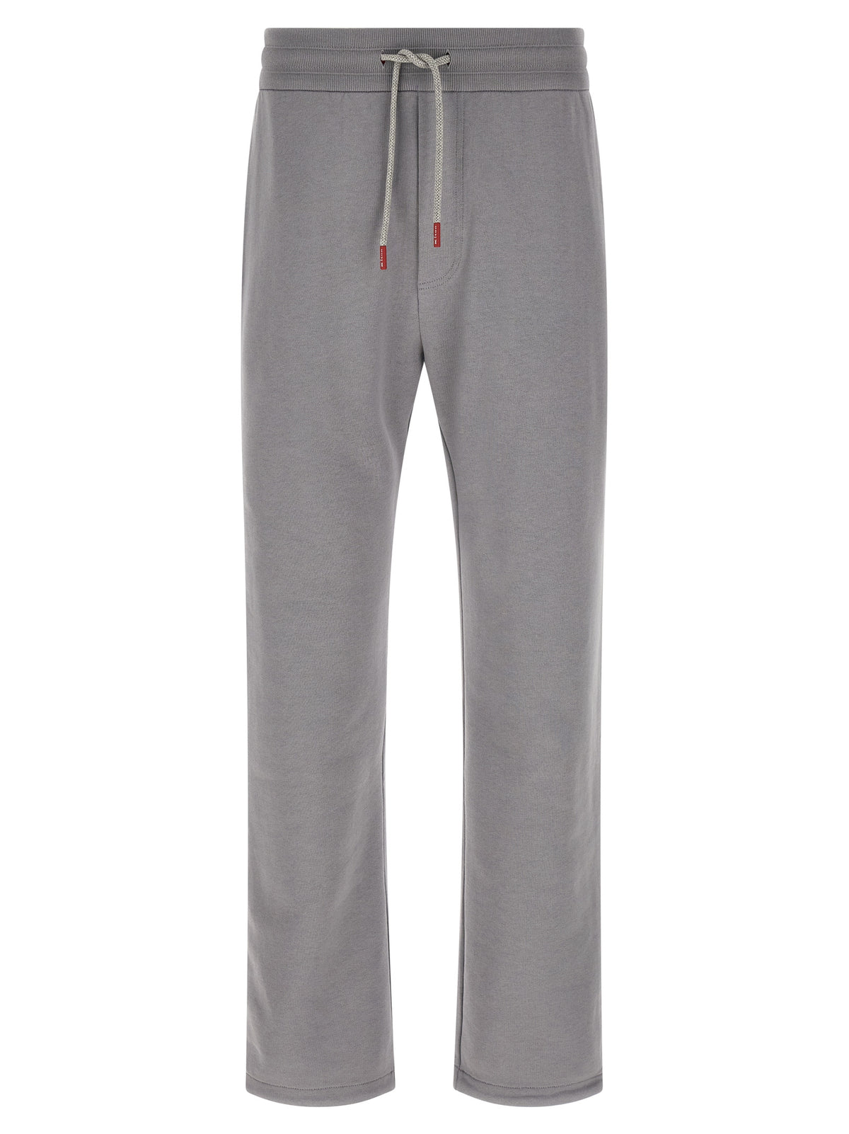 Indulge in the Kiton Gray Cotton Sweatsuit, a masterpiece of Italian craftsmanship, blending luxurious comfort with sophisticated style for the discerning individual.