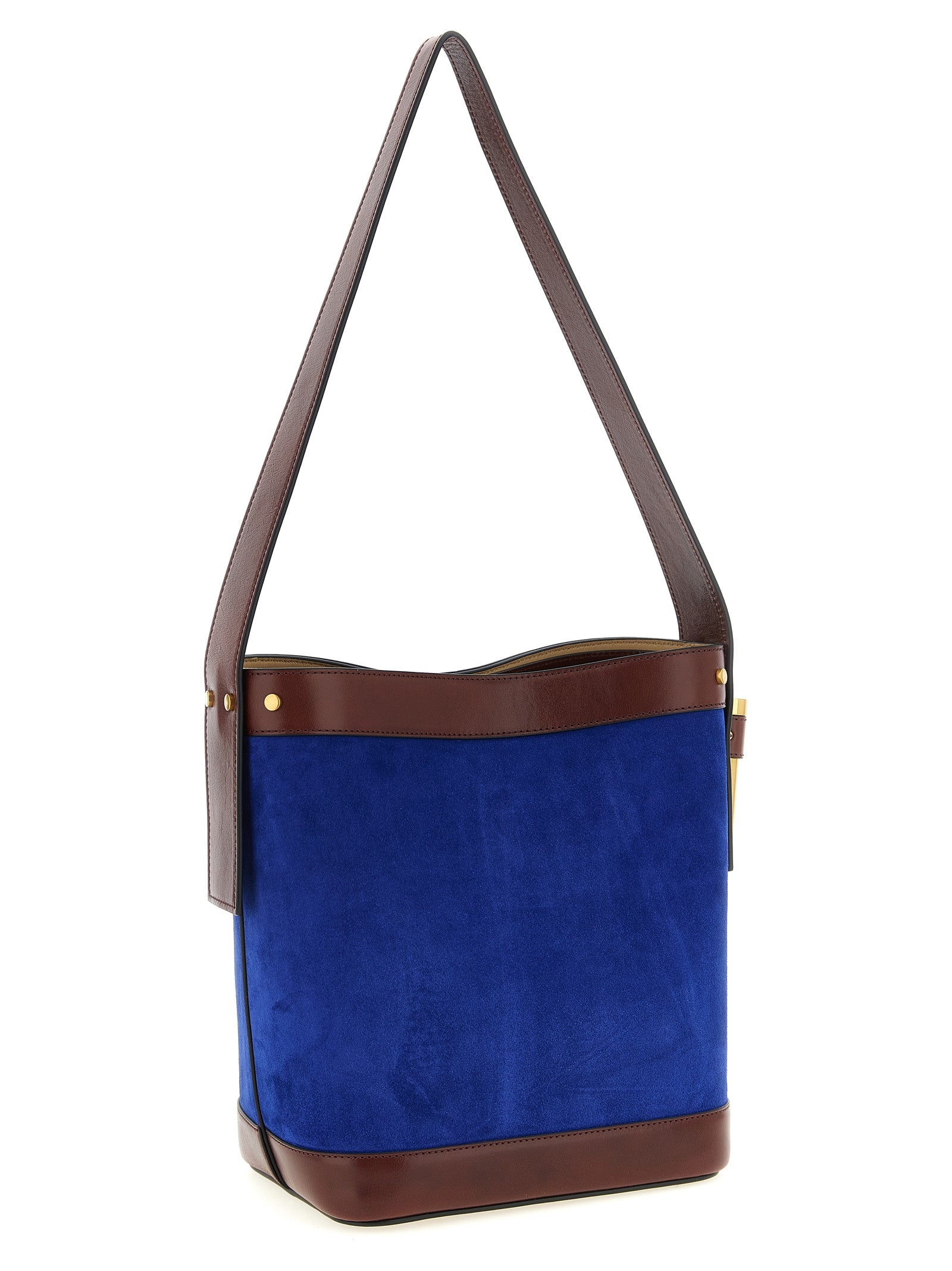 Versace Blue Calfskin Shoulder Bag - Timeless Italian Luxury