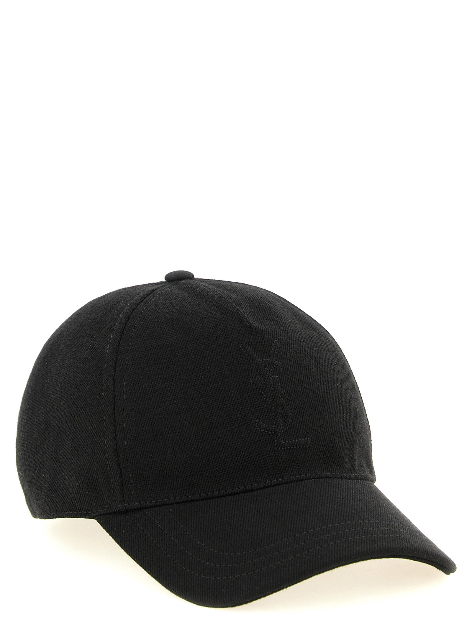 Elevate your style with the Saint Laurent Black Cotton Cap, a timeless luxury accessory crafted in Italy, embodying sophistication and effortless elegance for discerning individuals.