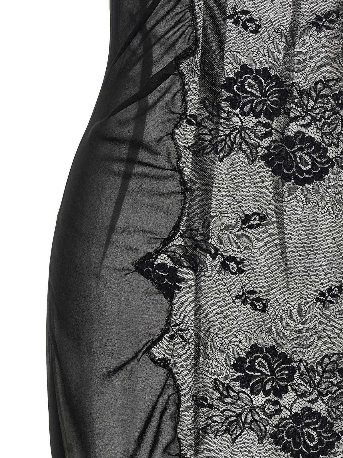 The Attico Black Cotton Midi Dress - Exquisite Italian Elegance