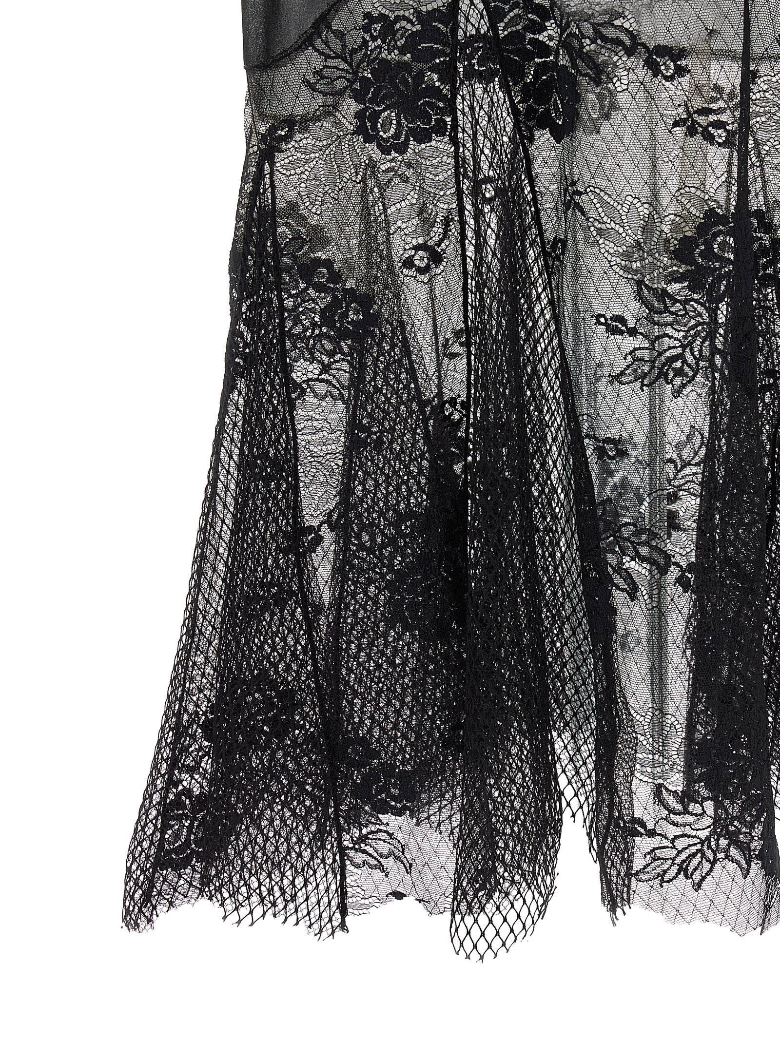 The Attico Black Cotton Midi Dress - Exquisite Elegance in Haute Couture