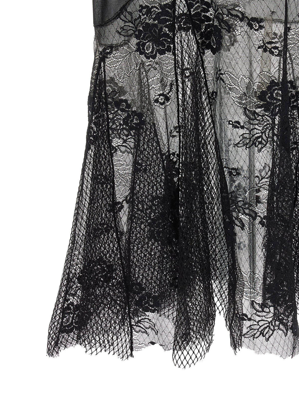 The Attico Black Cotton Midi Dress - Exquisite Italian Elegance