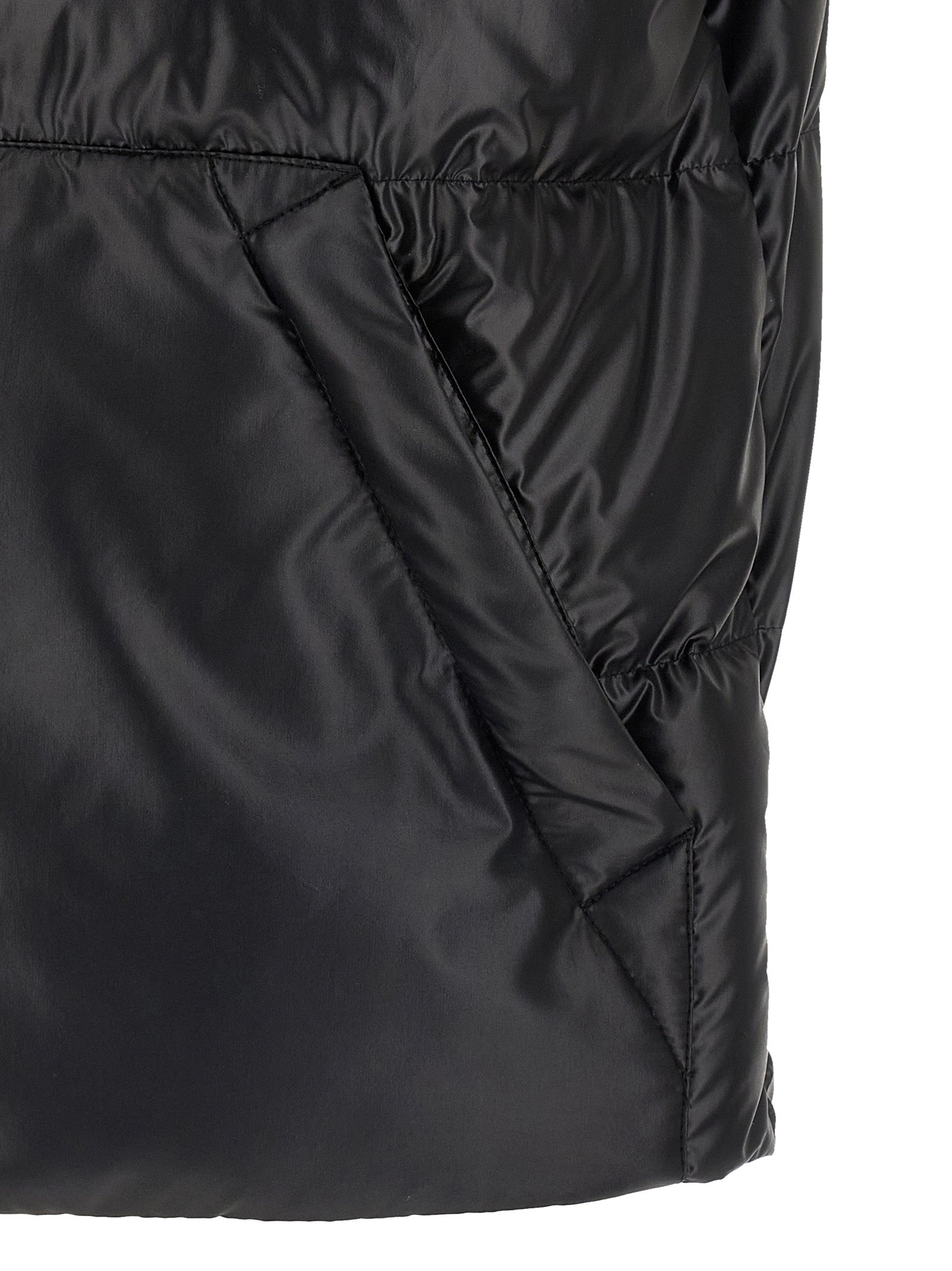 Moncler Black Polyester Sleeveless Jacket