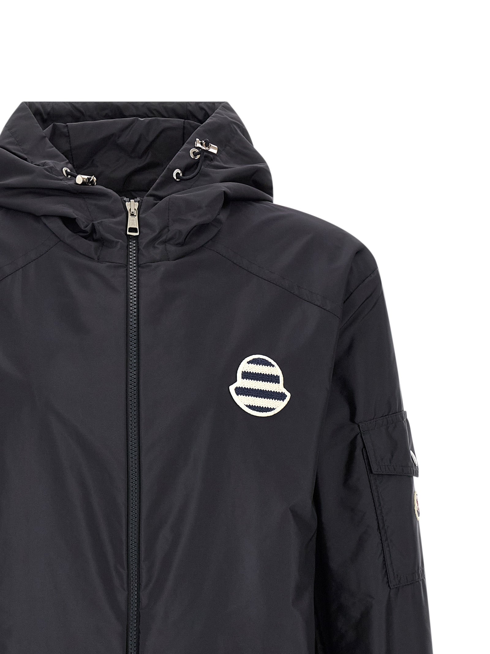 Moncler Blue Polyamide Shell Jacket