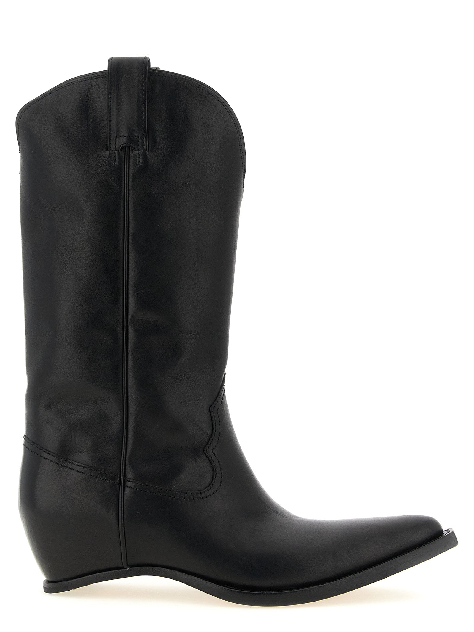 Maison Margiela Black Bovine Leather Over The Knee