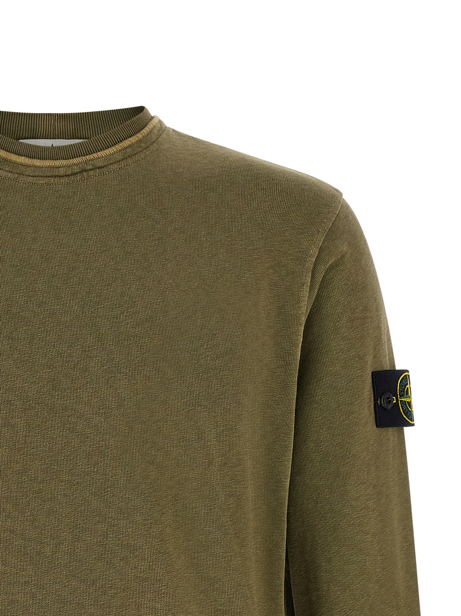 Experience the allure of the Stone Island Bicolor Cotton Sweatshirt, where exquisite craftsmanship meets timeless elegance, elevating your wardrobe with luxury and sophistication.