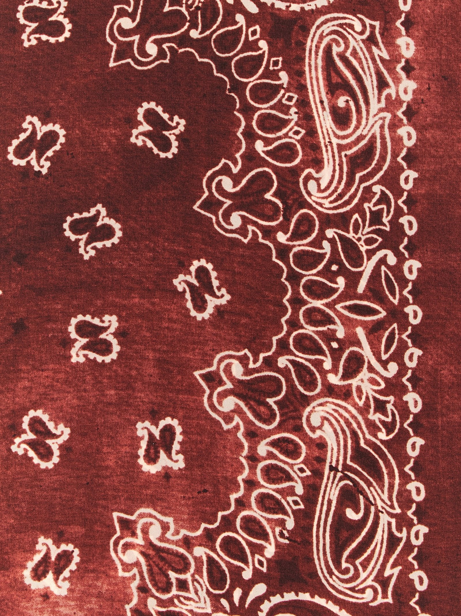 Indulge in the exquisite Golden Goose Bordeaux Silk Foulard, a masterpiece of 100% pure silk, designed in Italy, embodying elegance and sophistication for the discerning individual.