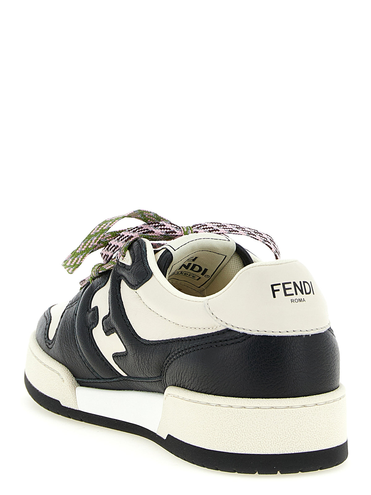 Fendi Bicolor Calfskin Athletic Sneakers - Elevate Your Elegance