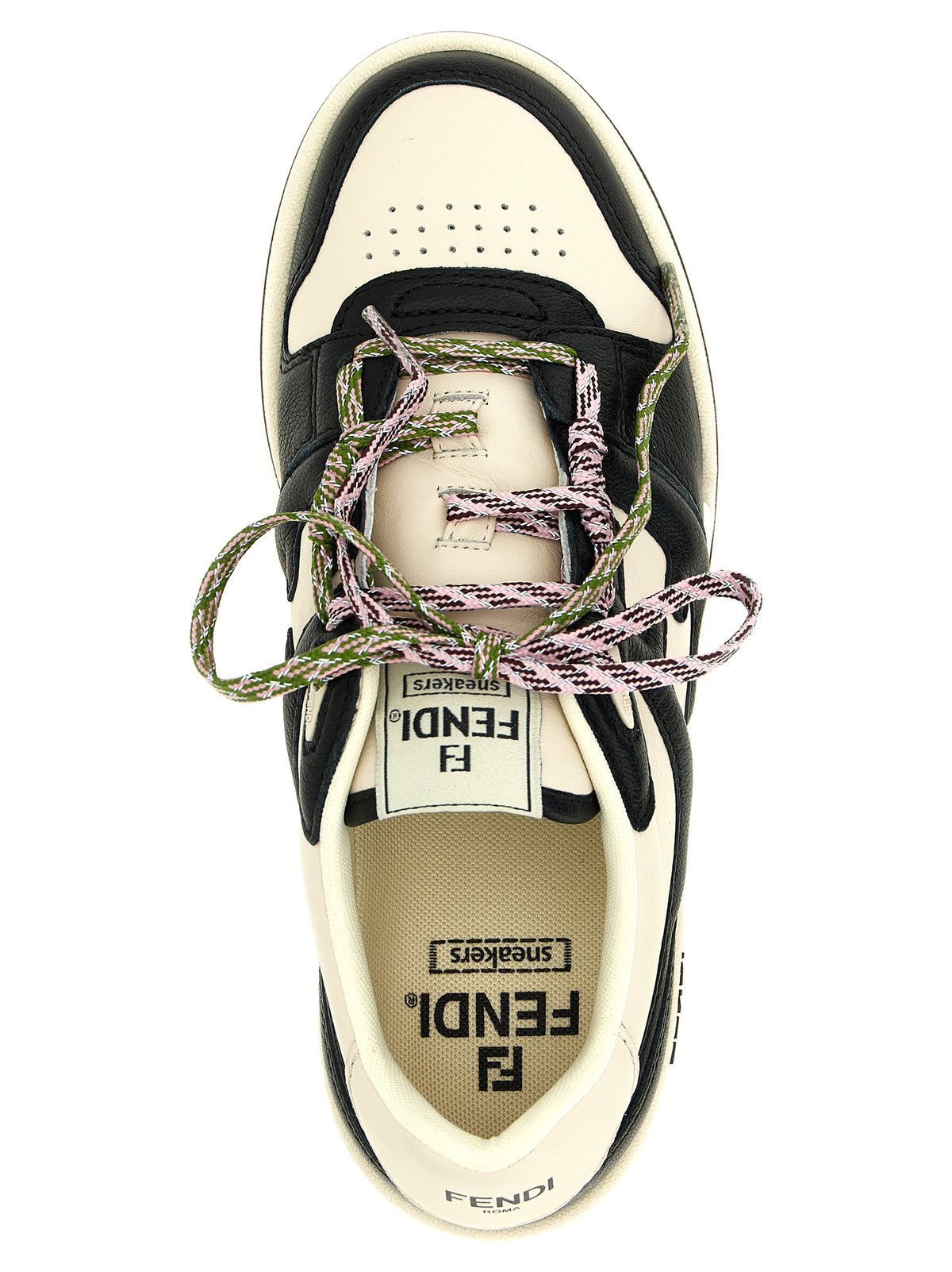 Fendi Bicolor Calfskin Athletic Sneakers - Luxury Redefined