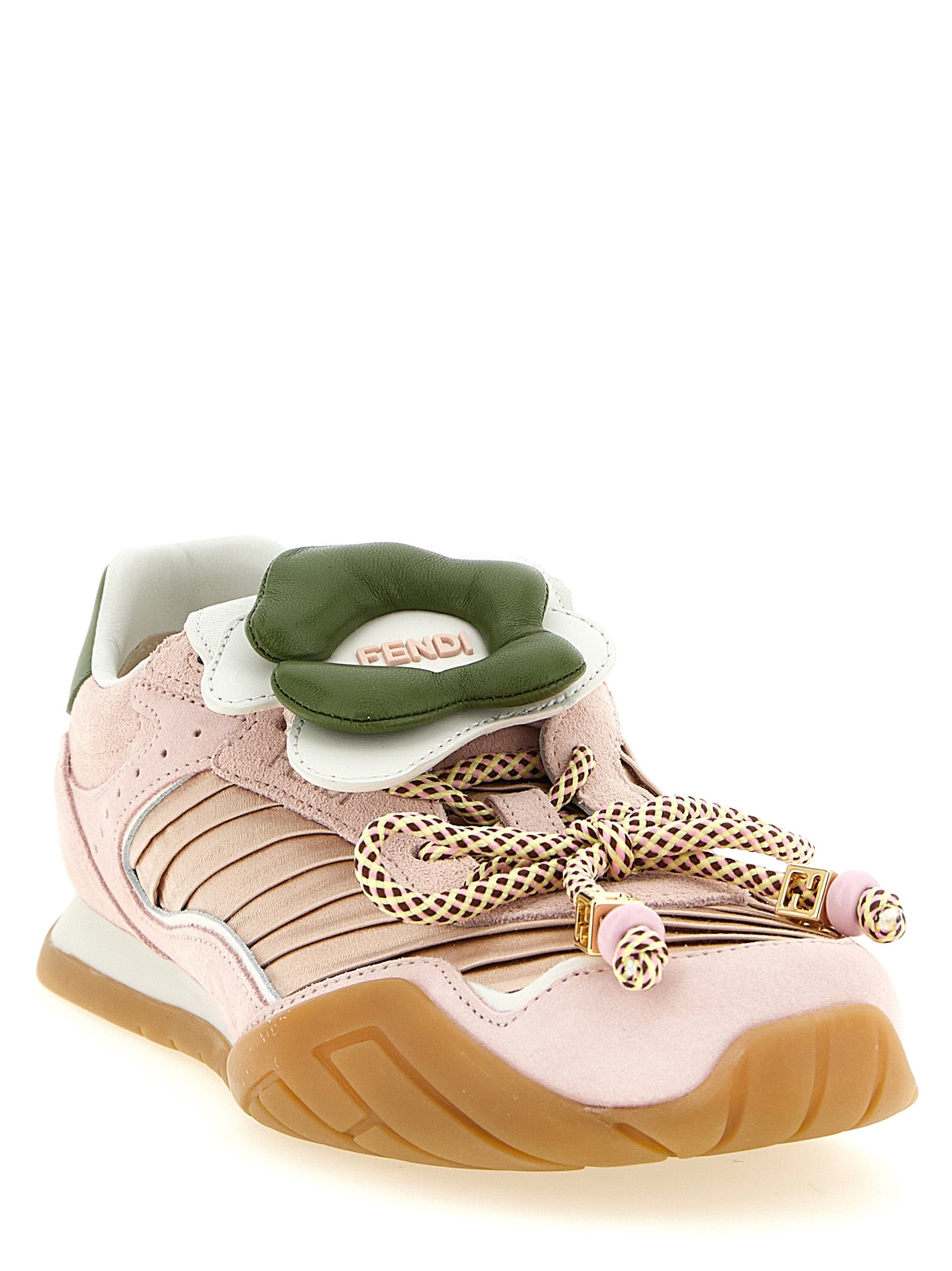 Fendi Multicolor Calfskin Athletic Sneakers - Elevate Your Elegance