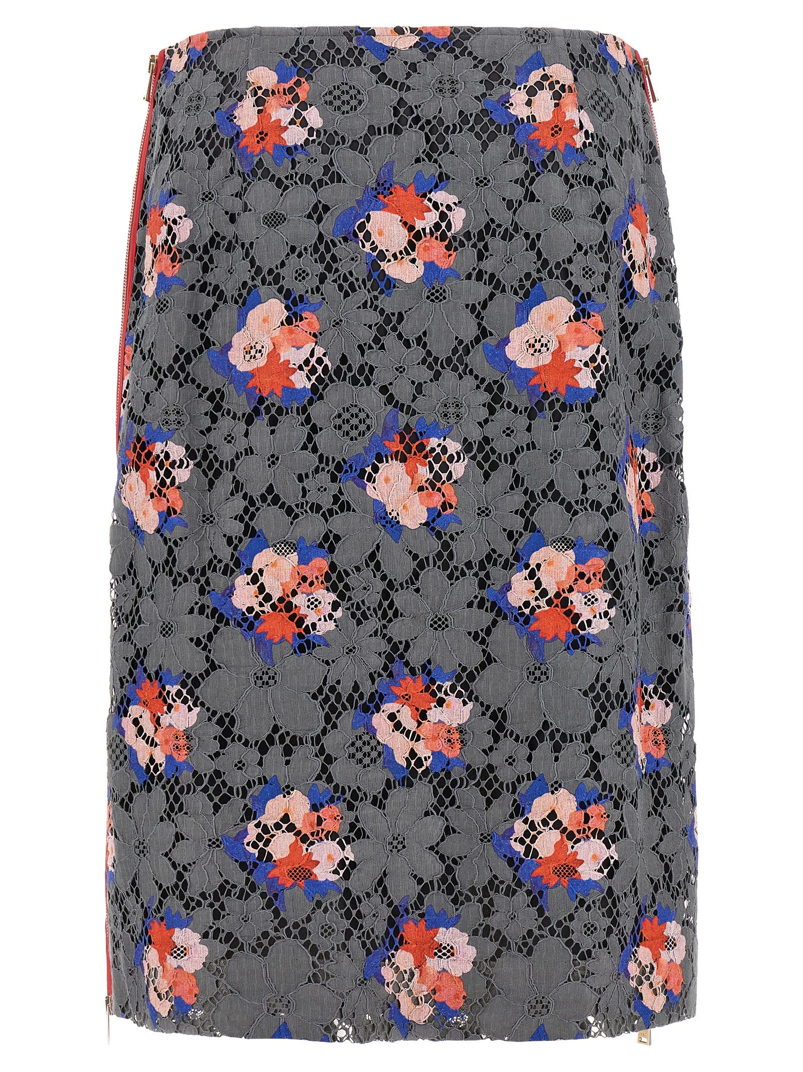 Elevate your wardrobe with the Fendi Gray Cotton Midi Skirt, a luxurious blend of cotton and viscose, embodying timeless elegance and sophisticated artistry for every occasion.